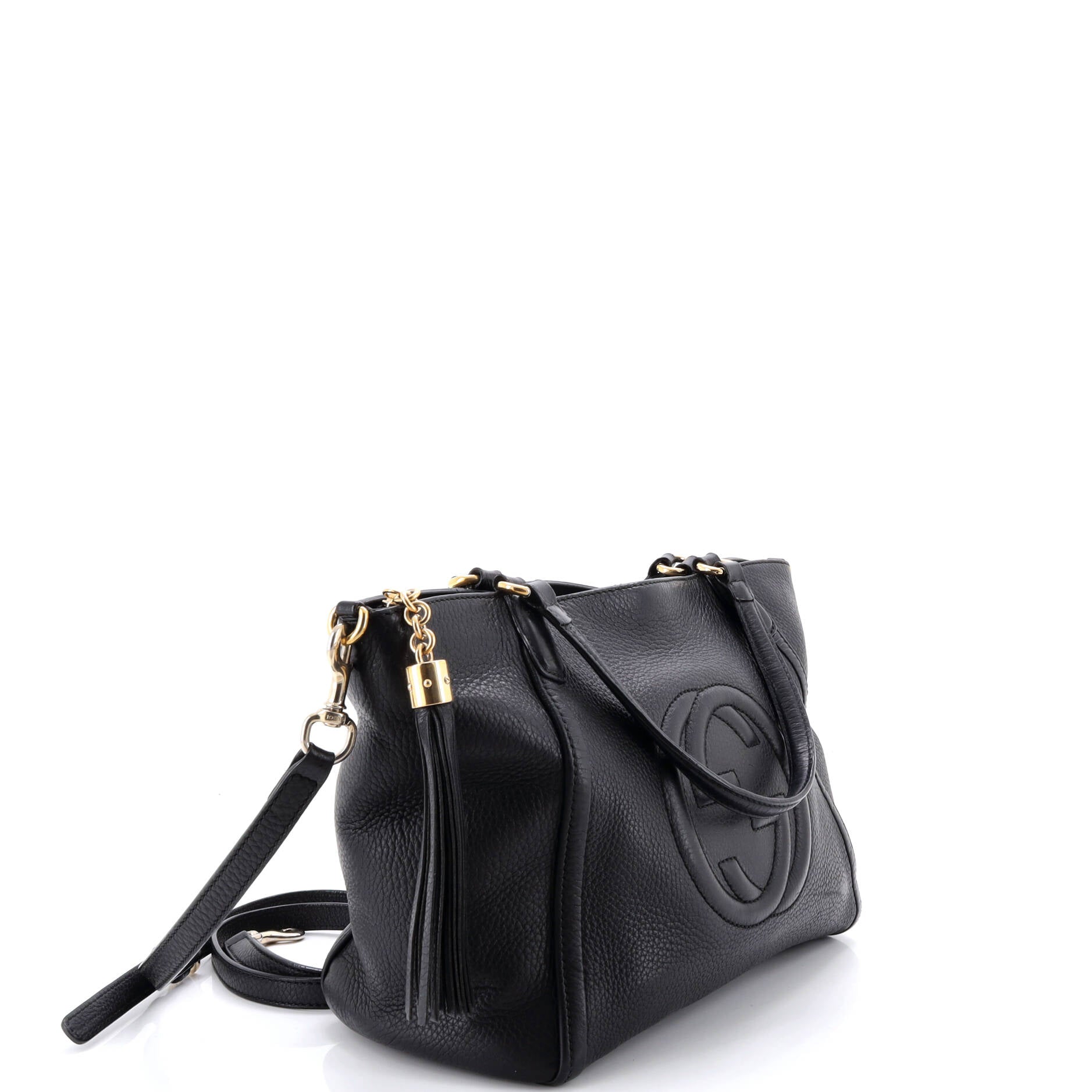 Soho Convertible Top Handle Bag Leather Small