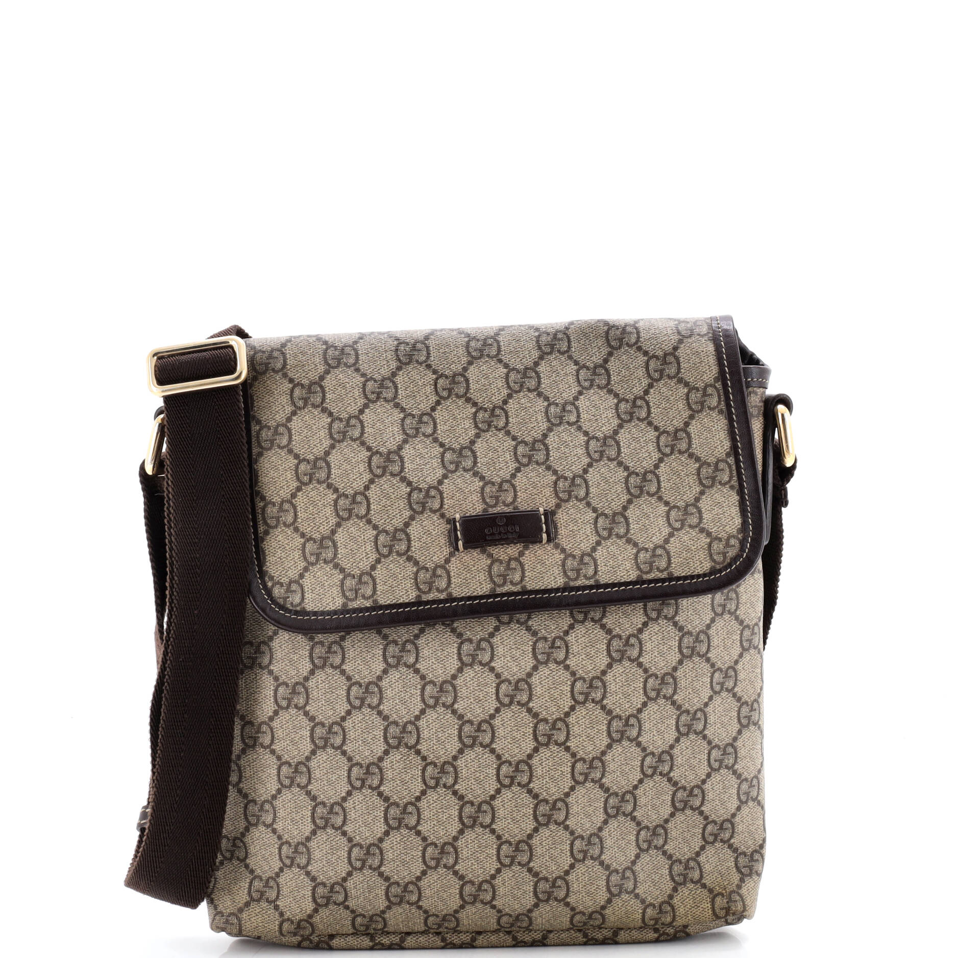 Flap Messenger GG Coated Canvas Small