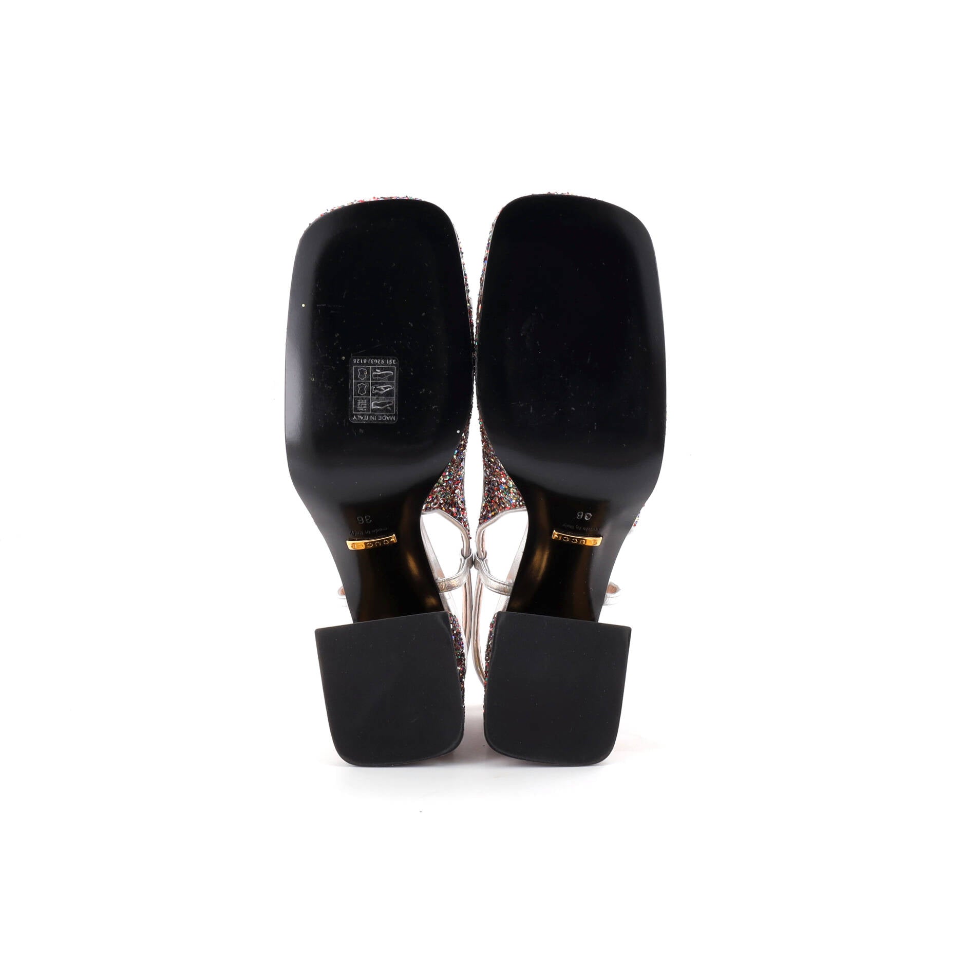 Women's Lovelight Horsebit Slingback Pumps Glitter