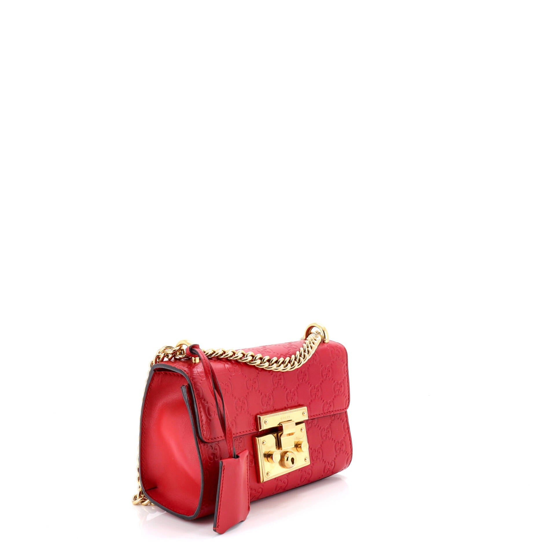 Padlock Shoulder Bag Guccissima Leather Small
