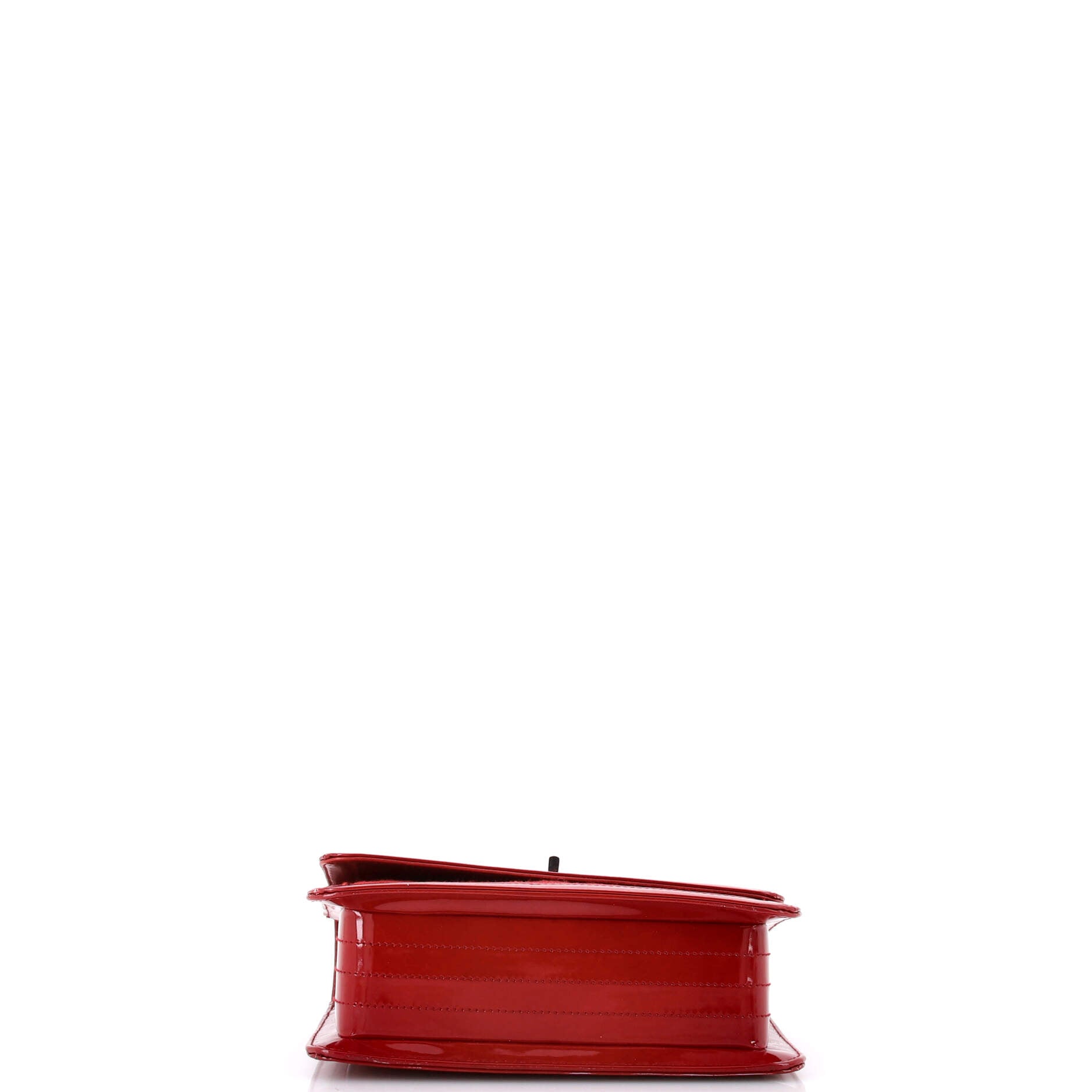 Reissue Flap Bag Quilted Jersey with Patent Mini