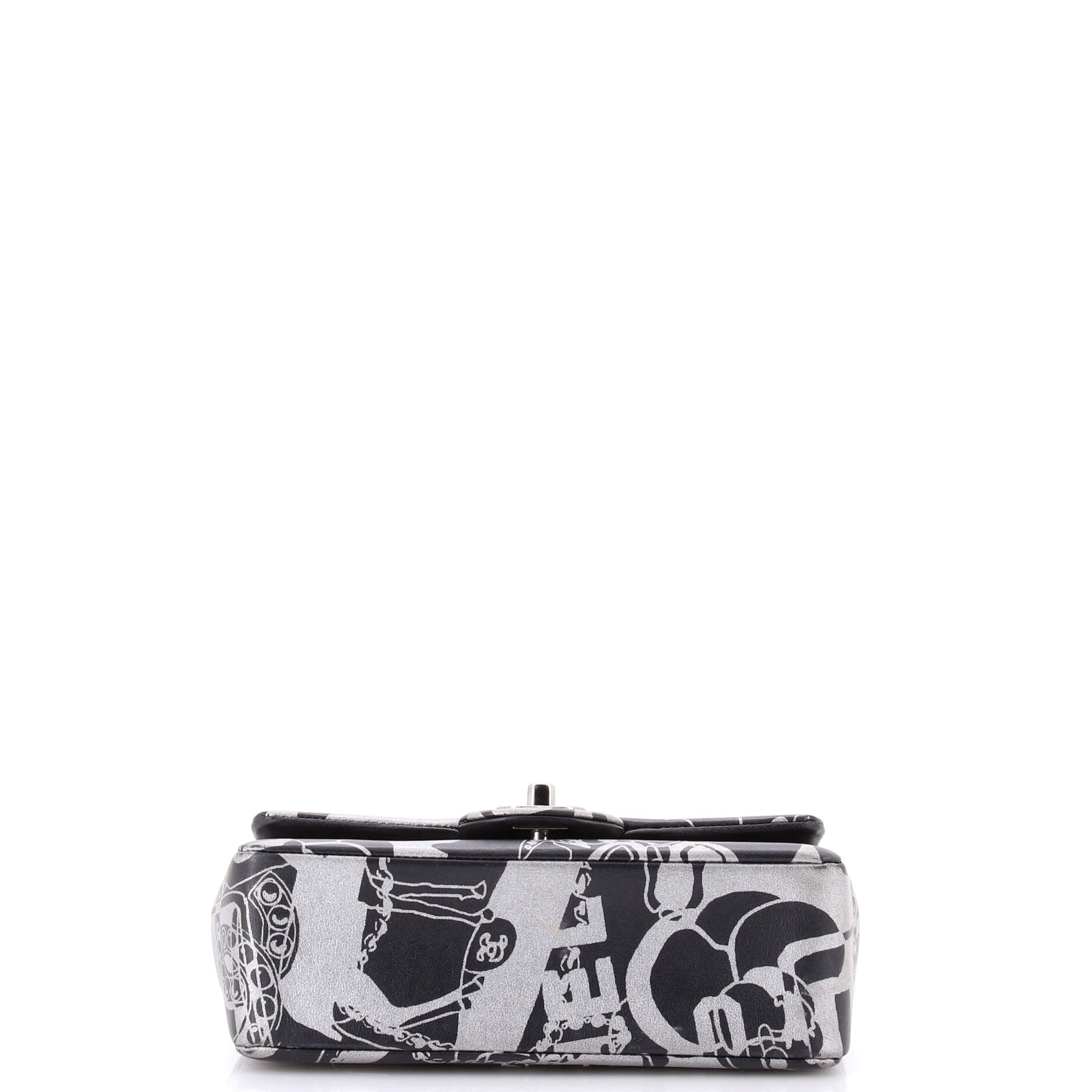 Classic Single Flap Bag Printed Lambskin Mini