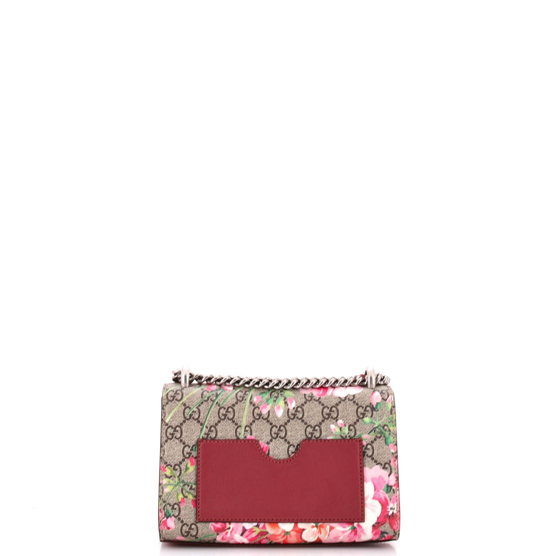 Padlock Shoulder Bag Blooms Print GG Coated Canvas Small