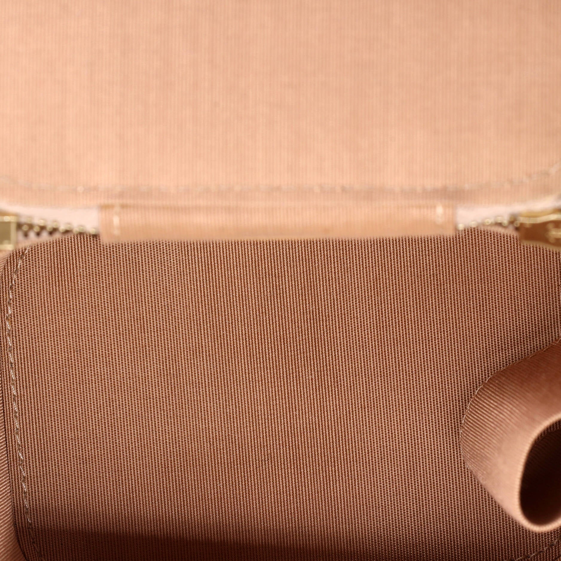 Classic Top Handle Vanity Case with Chain Quilted Lambskin Mini