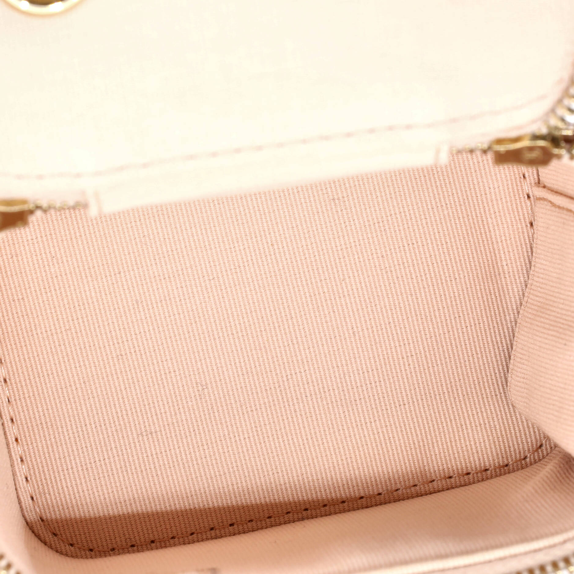 Classic Vanity Case with Chain Quilted Caviar Mini