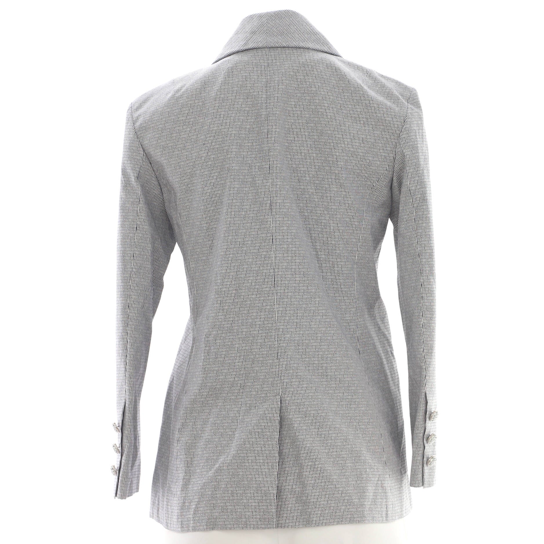 Women's Button Double Breasted Blazer Cotton