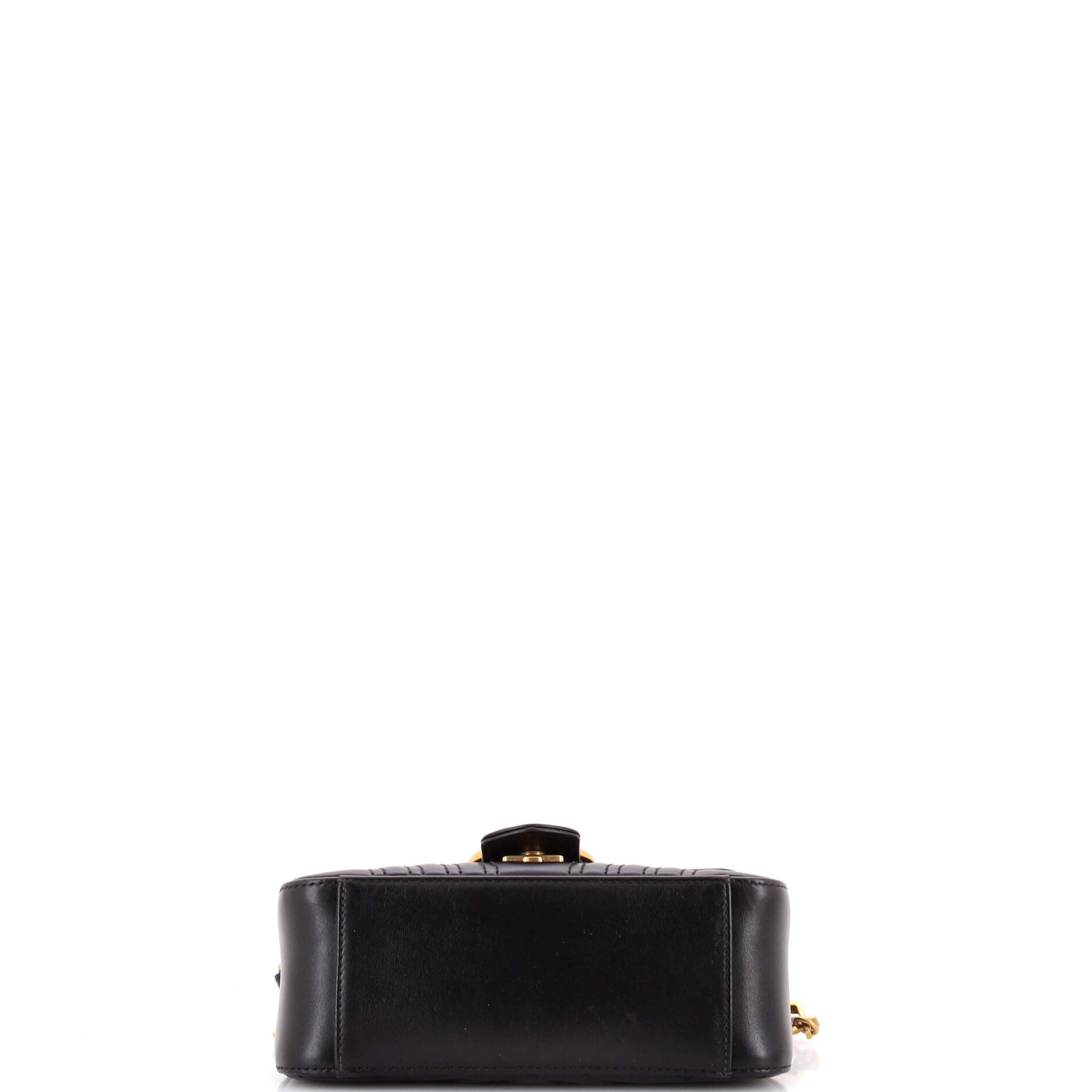 GG Marmont Top Handle Flap Bag Matelasse Leather Mini