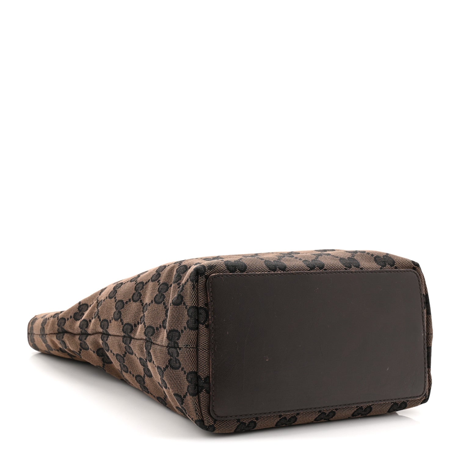 Monogram Small Bucket Tote Dark Brown