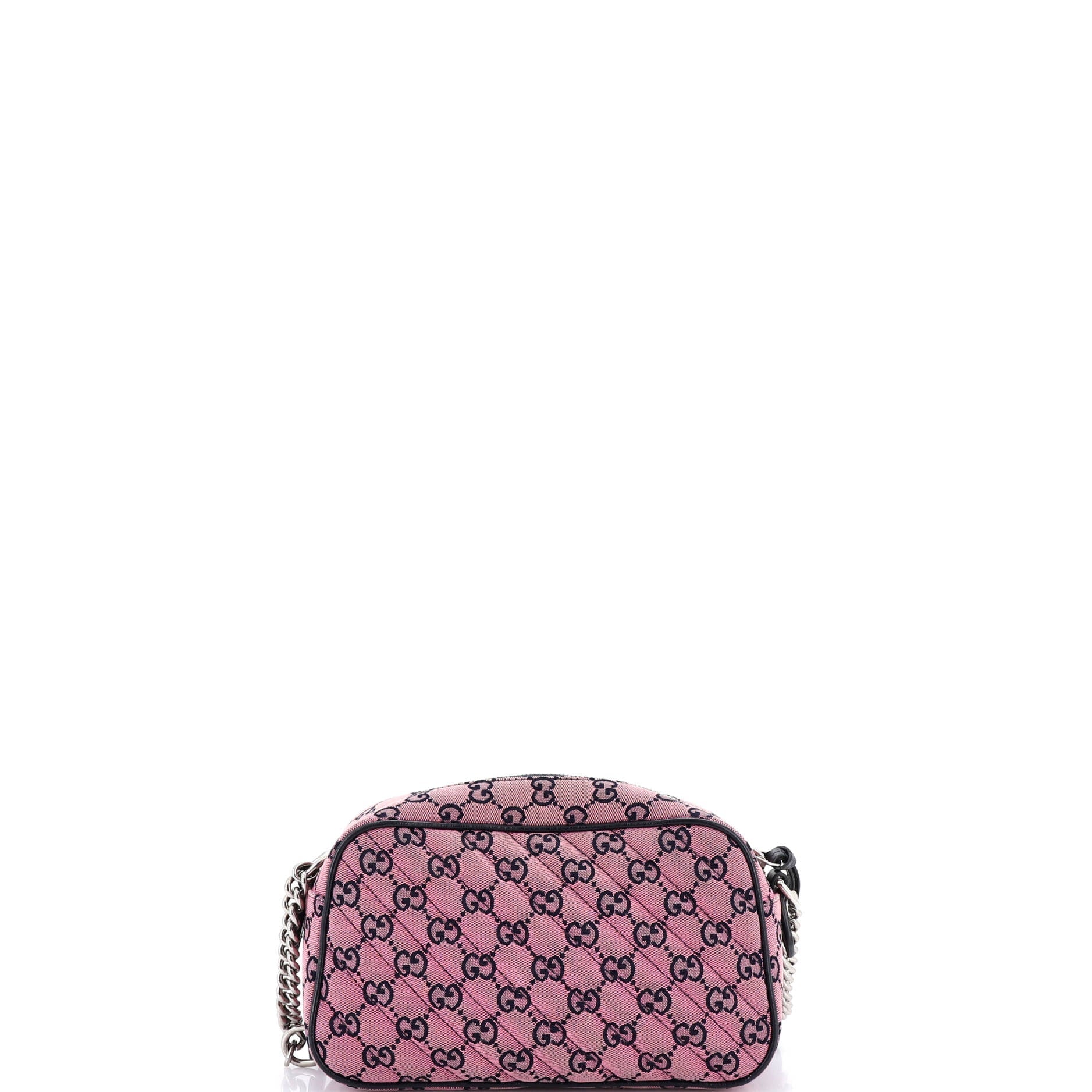 GG Marmont Shoulder Bag Multicolor Diagonal Quilted GG Canvas Small