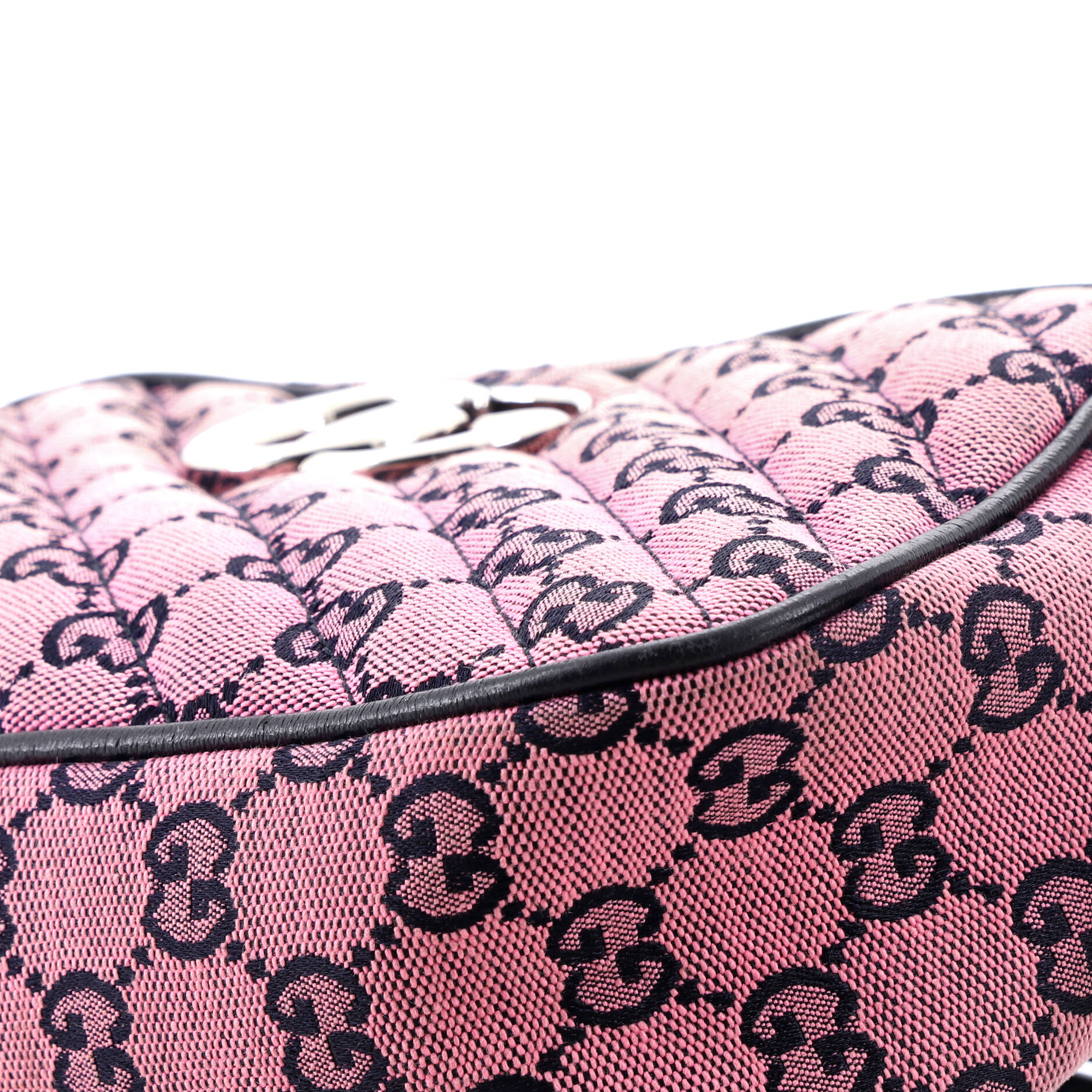 GG Marmont Shoulder Bag Multicolor Diagonal Quilted GG Canvas Small