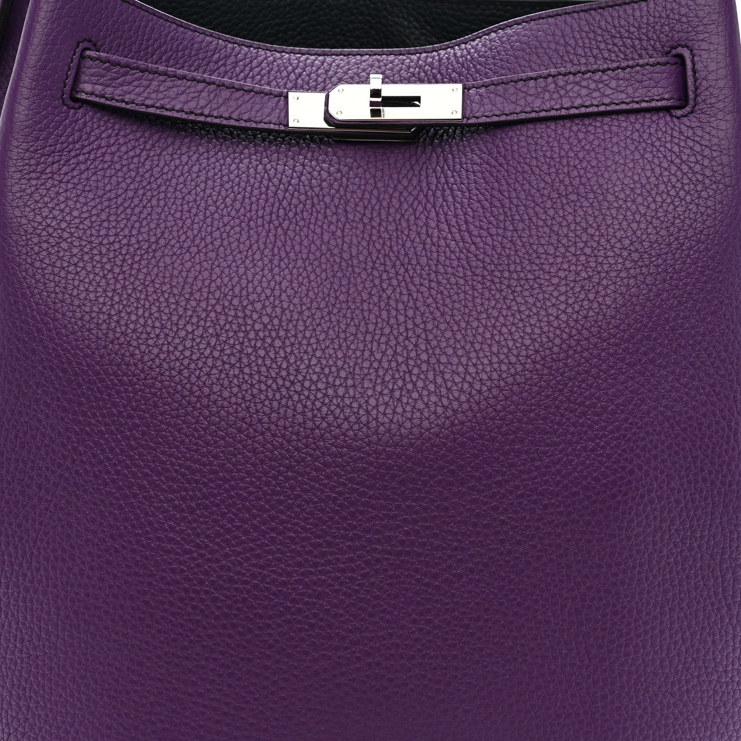 Taurillon Clemence Eclat So Kelly 26 Ultraviolet Bleu Obscur