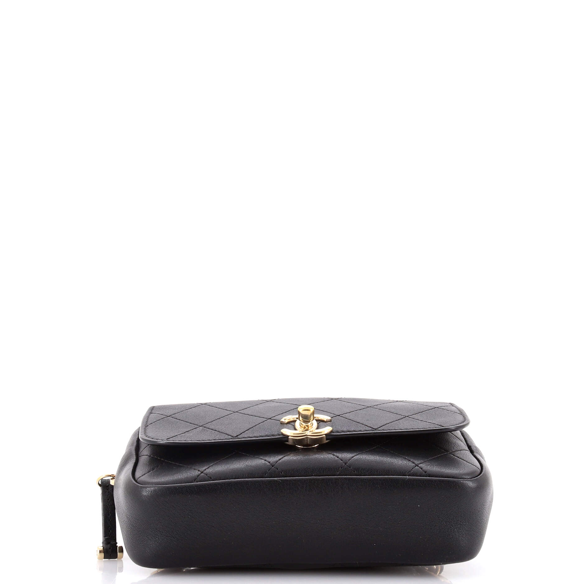 Casual Trip Waist Bag Quilted Goatskin