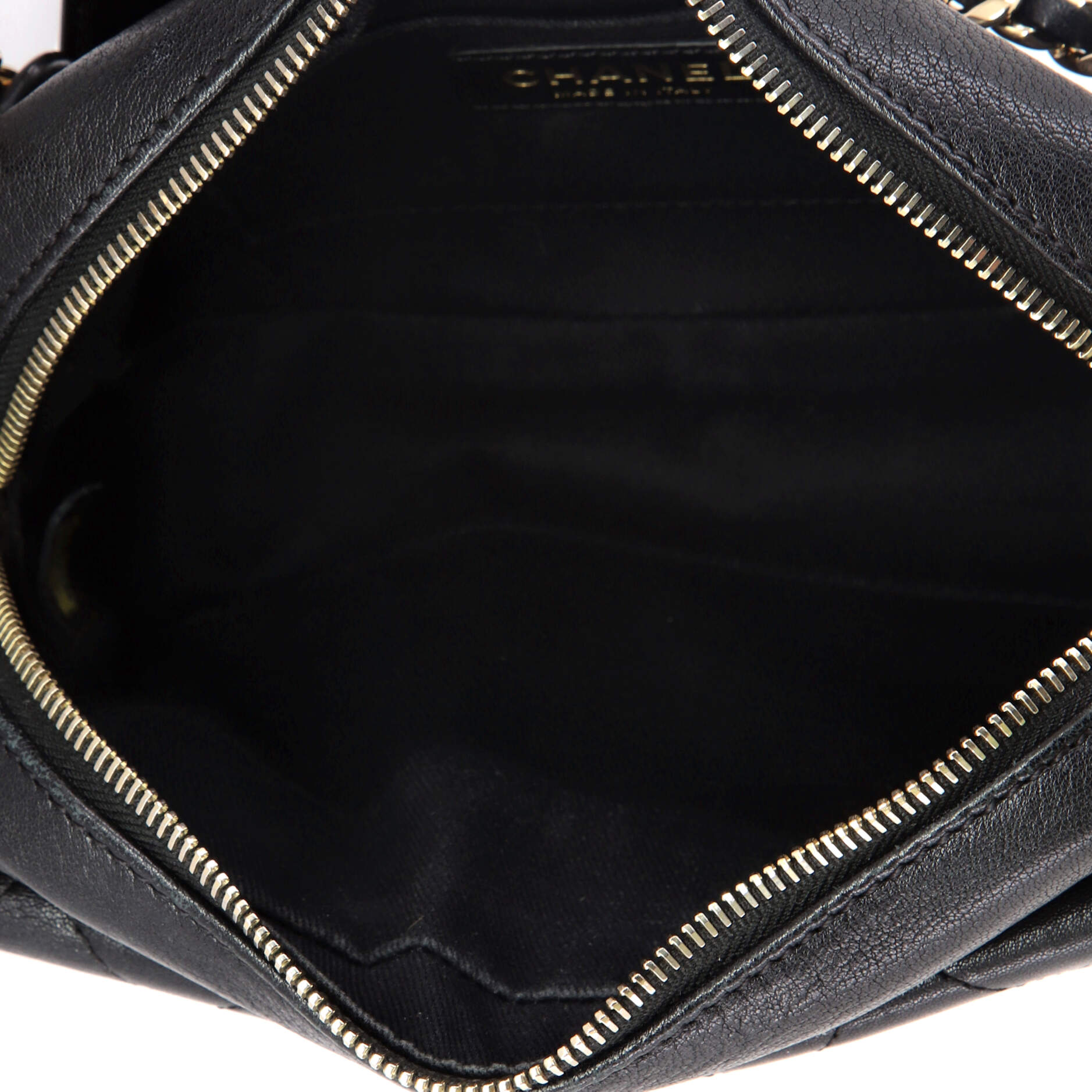 Casual Trip Waist Bag Quilted Goatskin