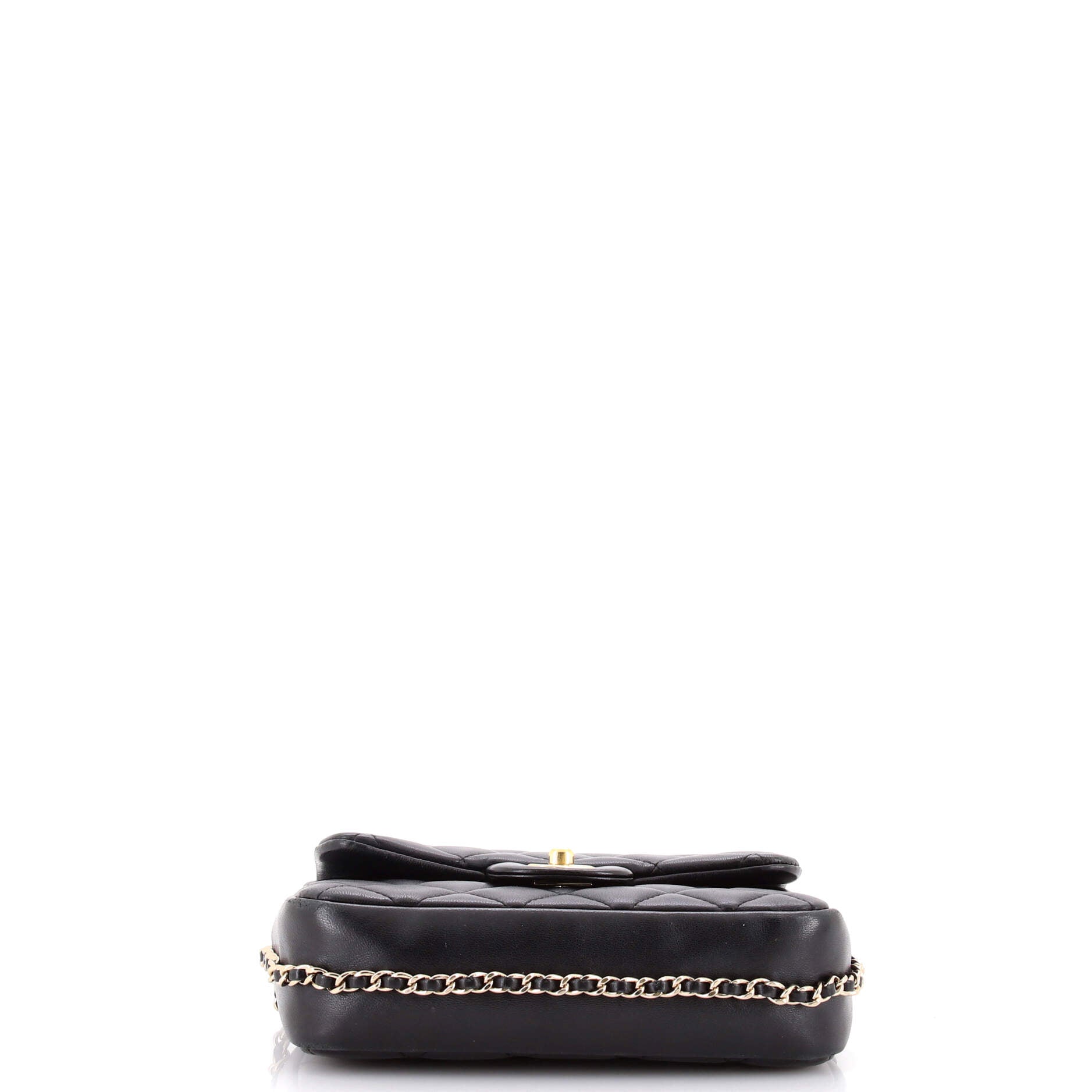 My Precious Pearls Chain Flap Bag Quilted Lambskin Medium