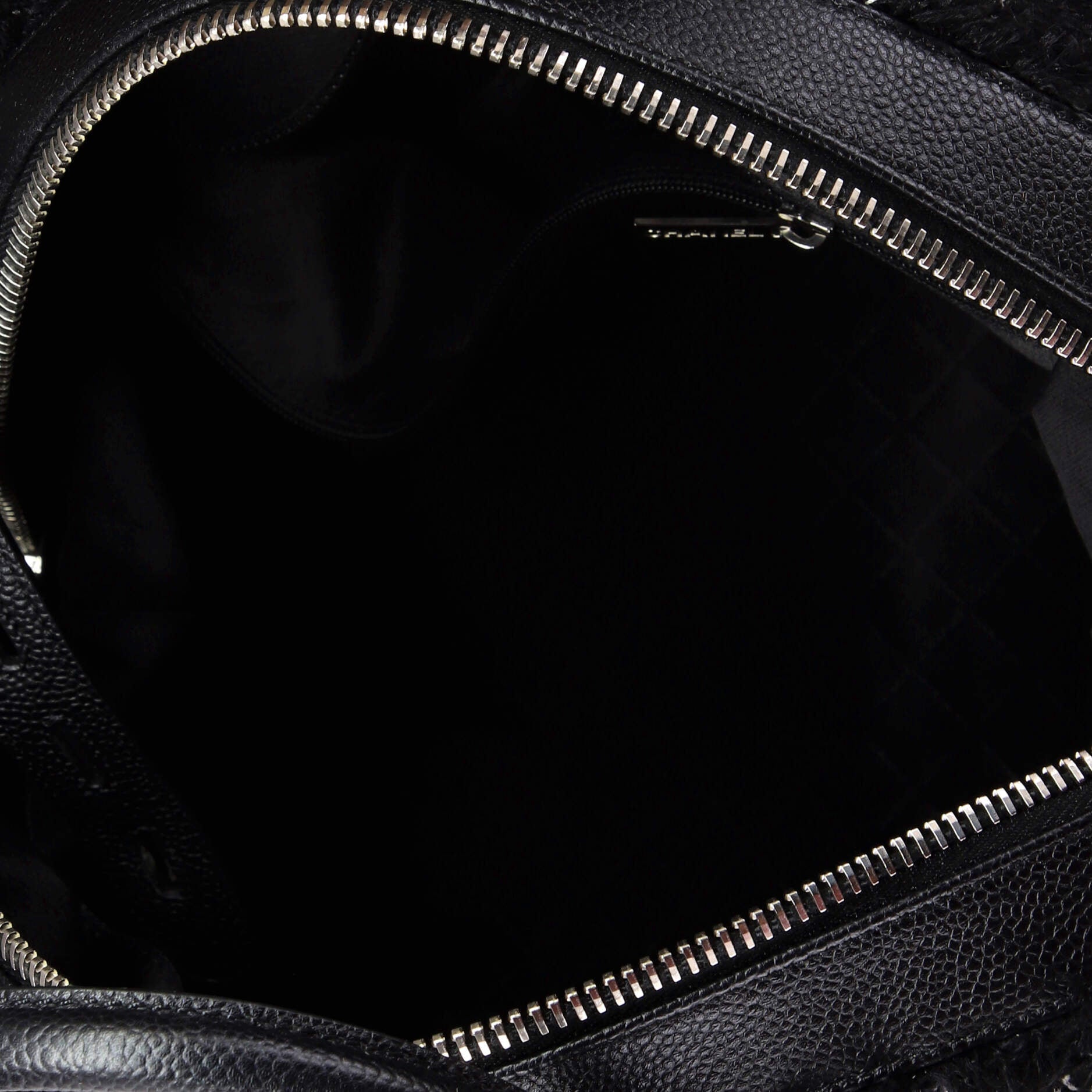 Crest Trip Bowling Bag Tweed and Caviar Medium