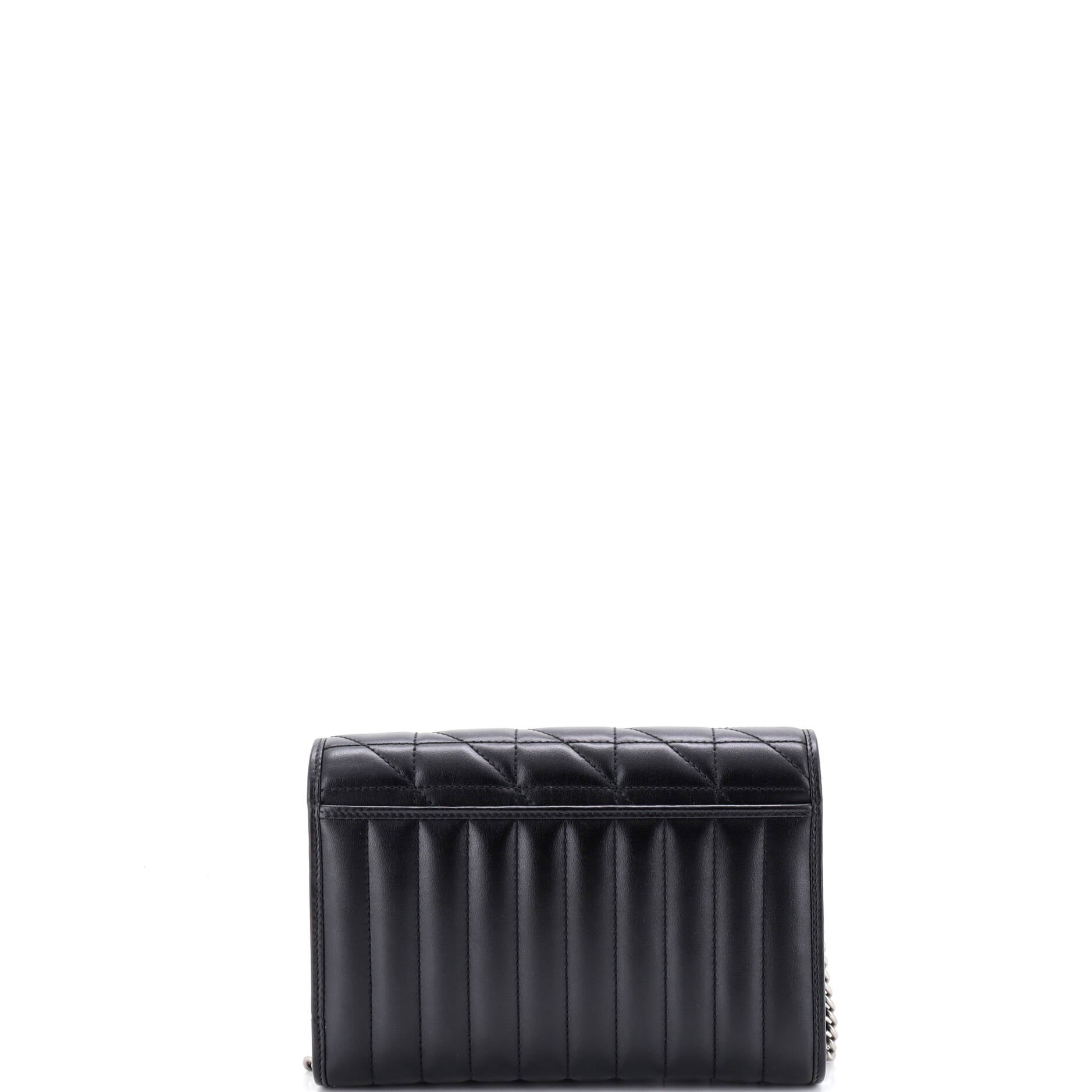 GG Marmont Chain Wallet Mixed Matelasse Leather Mini