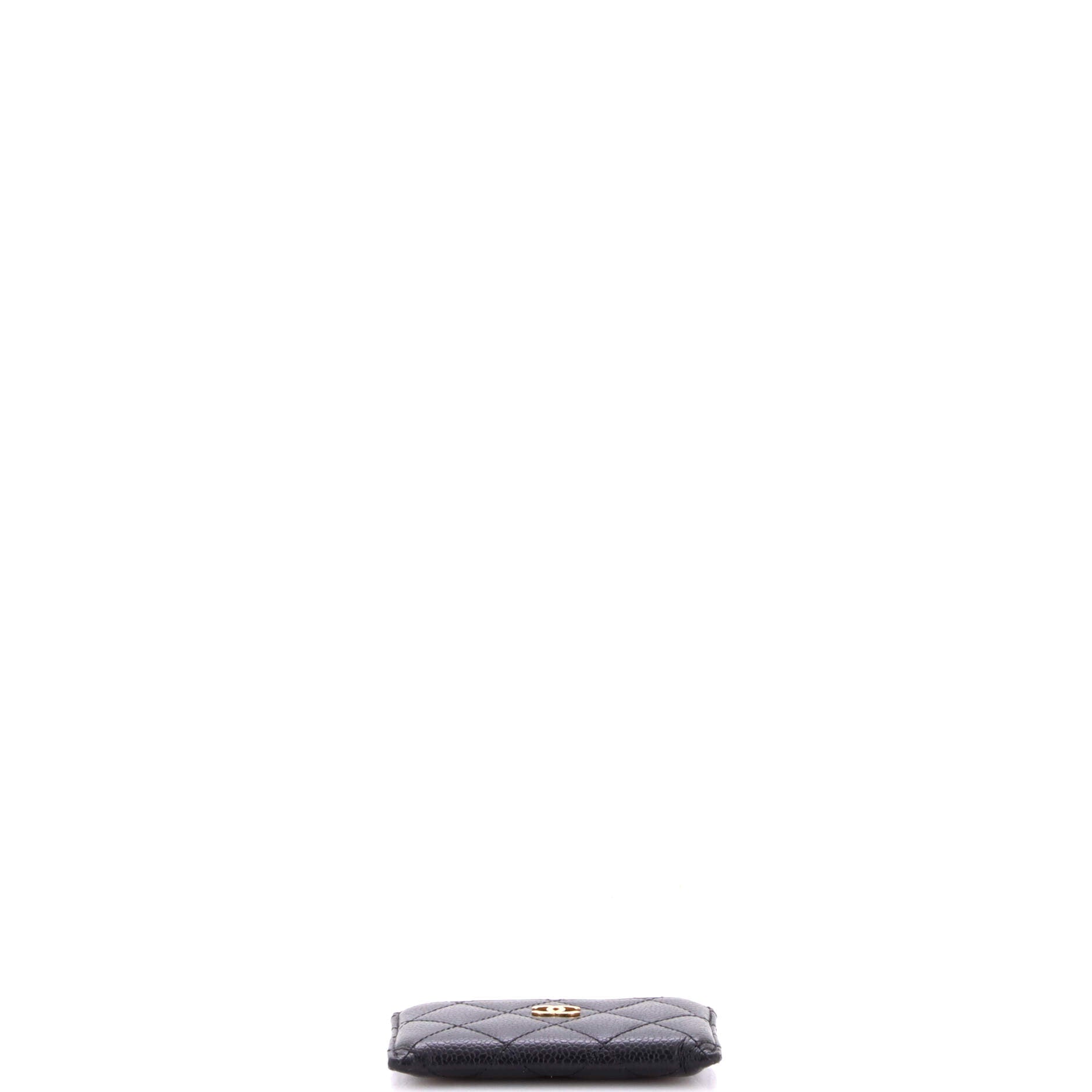 Classic Card Holder Quilted Caviar