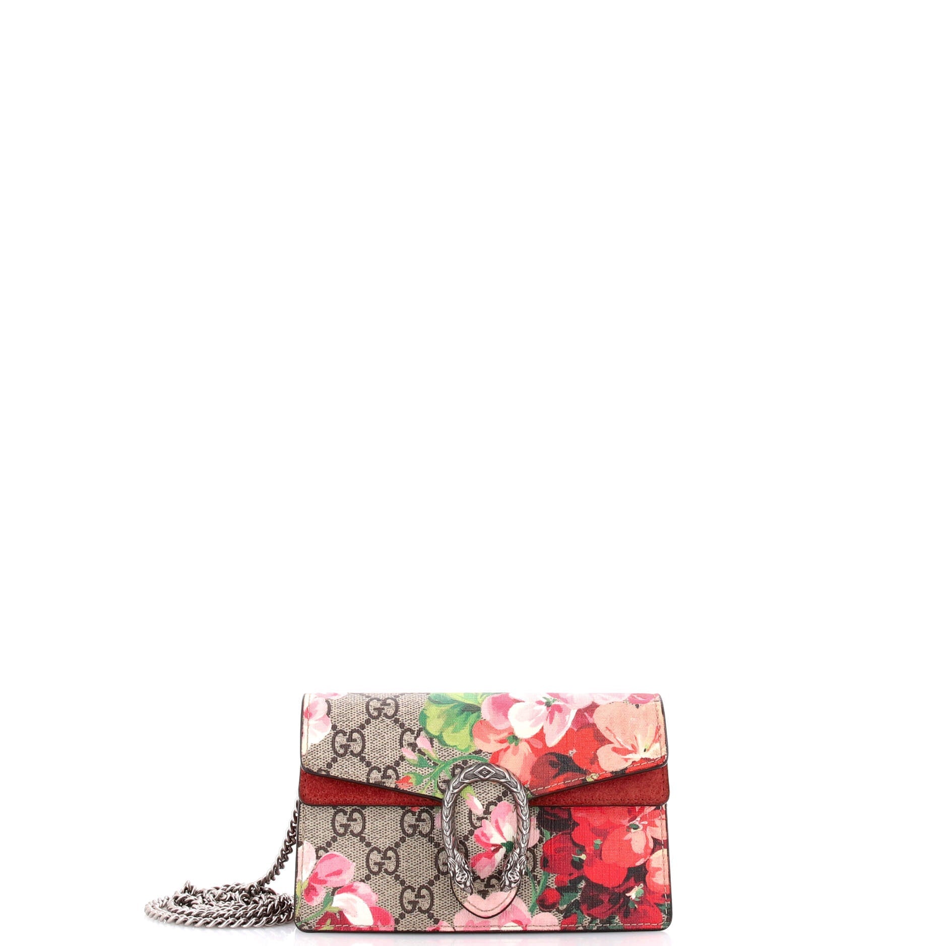 Dionysus Bag Blooms Print GG Coated Canvas Super Mini