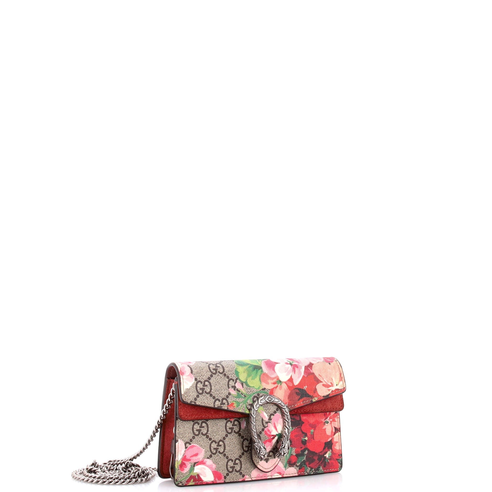 Dionysus Bag Blooms Print GG Coated Canvas Super Mini