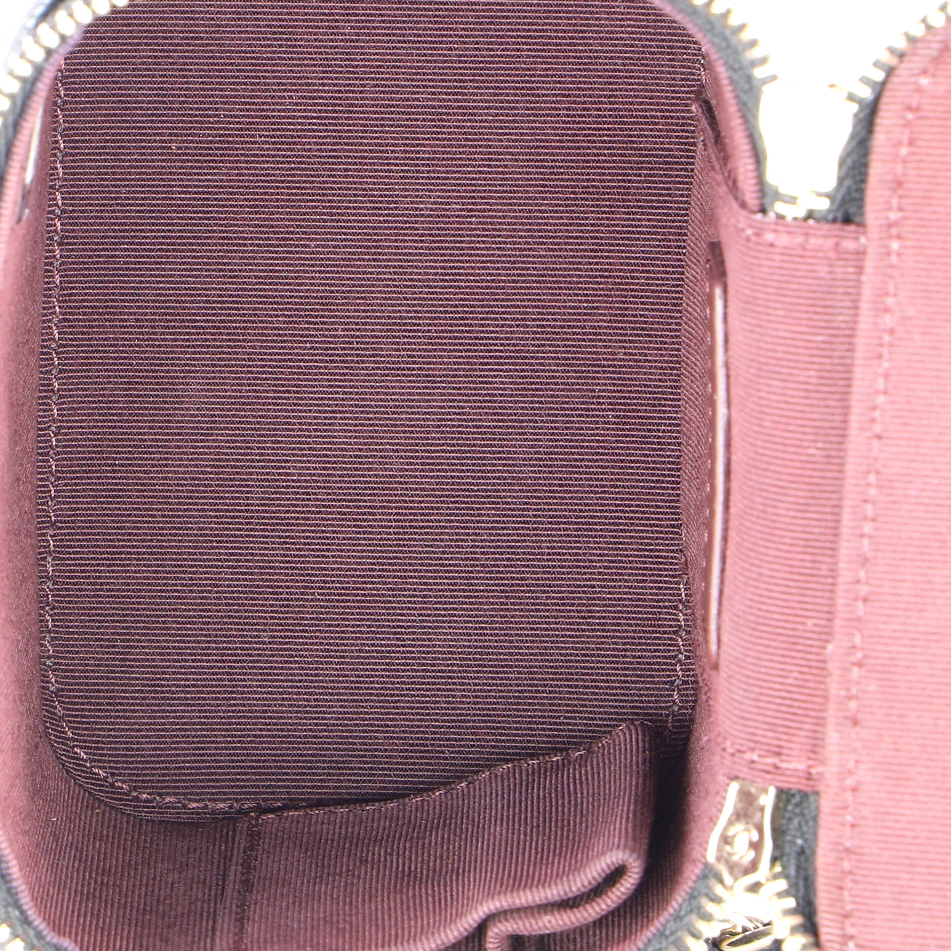Classic Vanity Case with Chain Quilted Caviar Mini