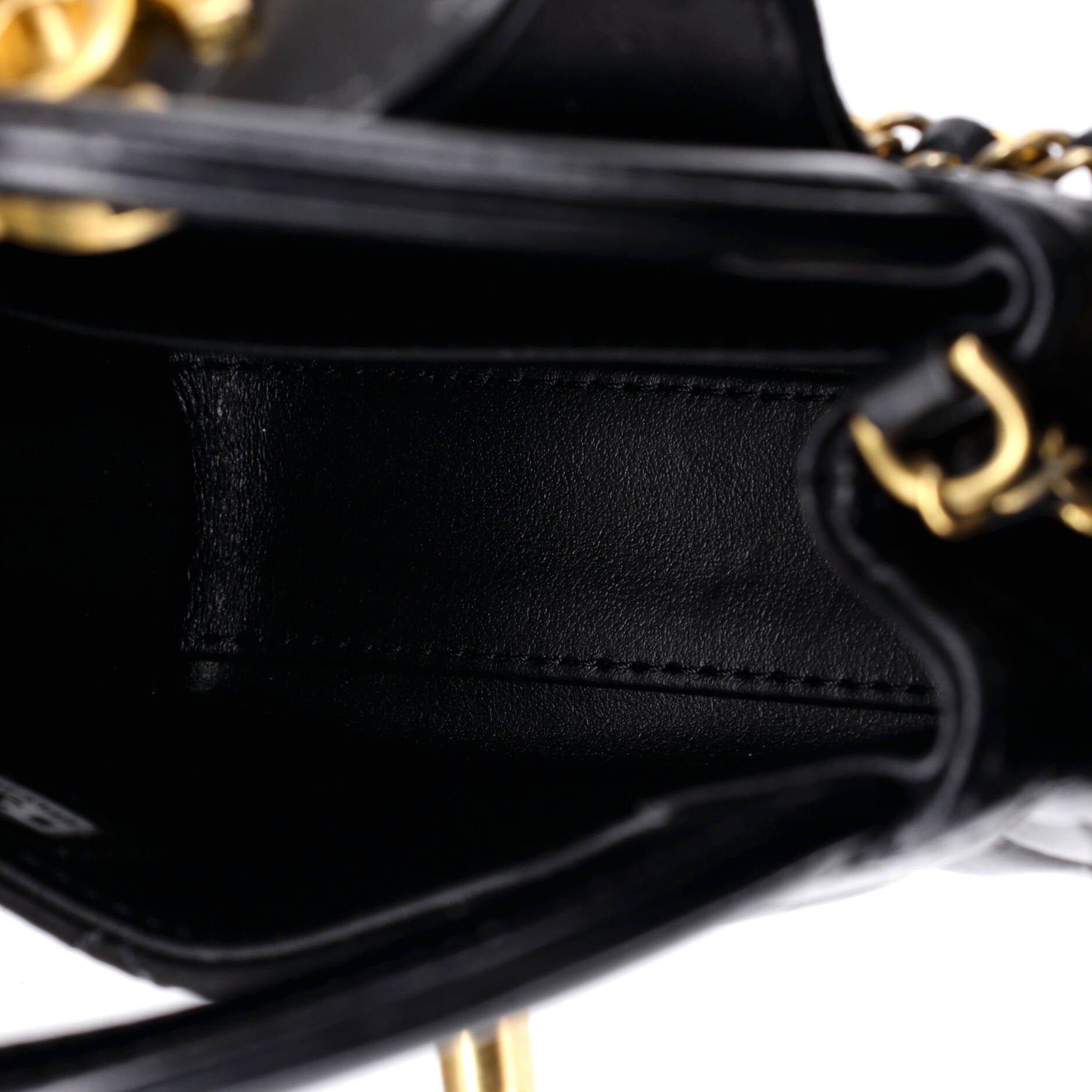 Kelly Top Handle Shopping Bag Quilted Shiny Aged Calfskin Nano