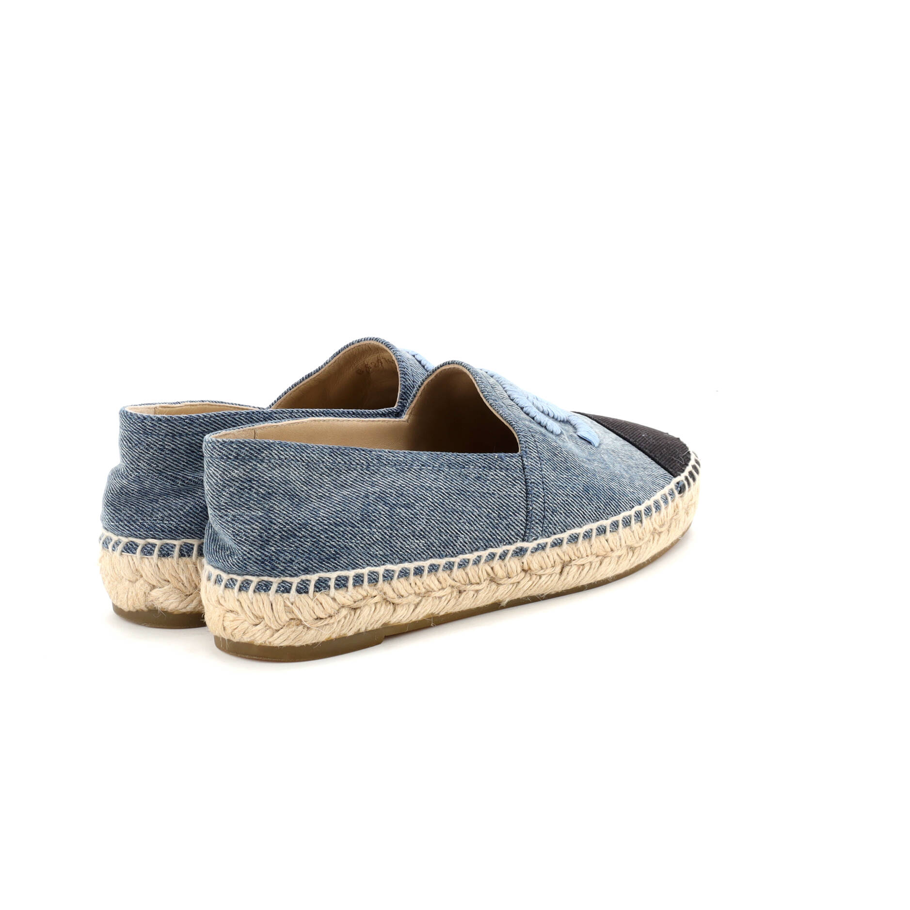 Women's CC Cap Toe Espadrilles Denim