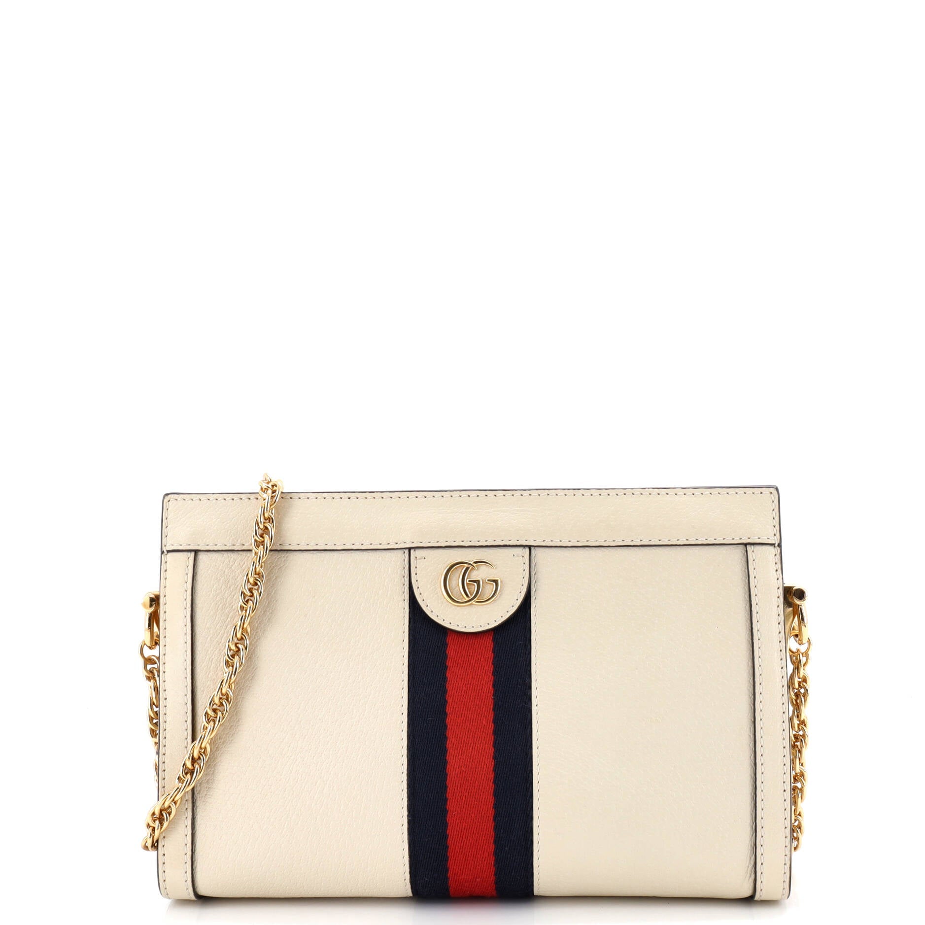 Ophidia Chain Shoulder Bag Leather Small