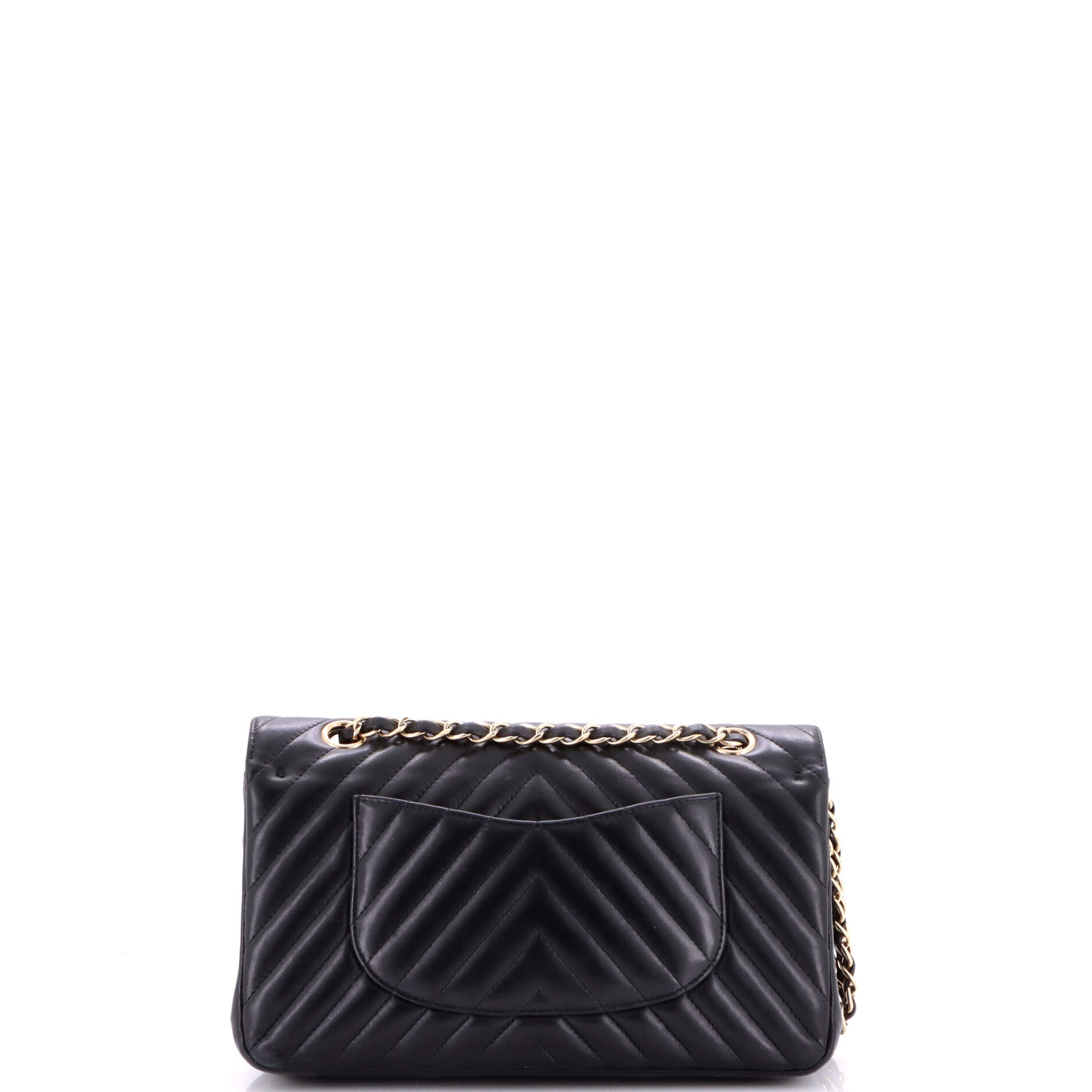 Classic Double Flap Bag Chevron Lambskin Medium