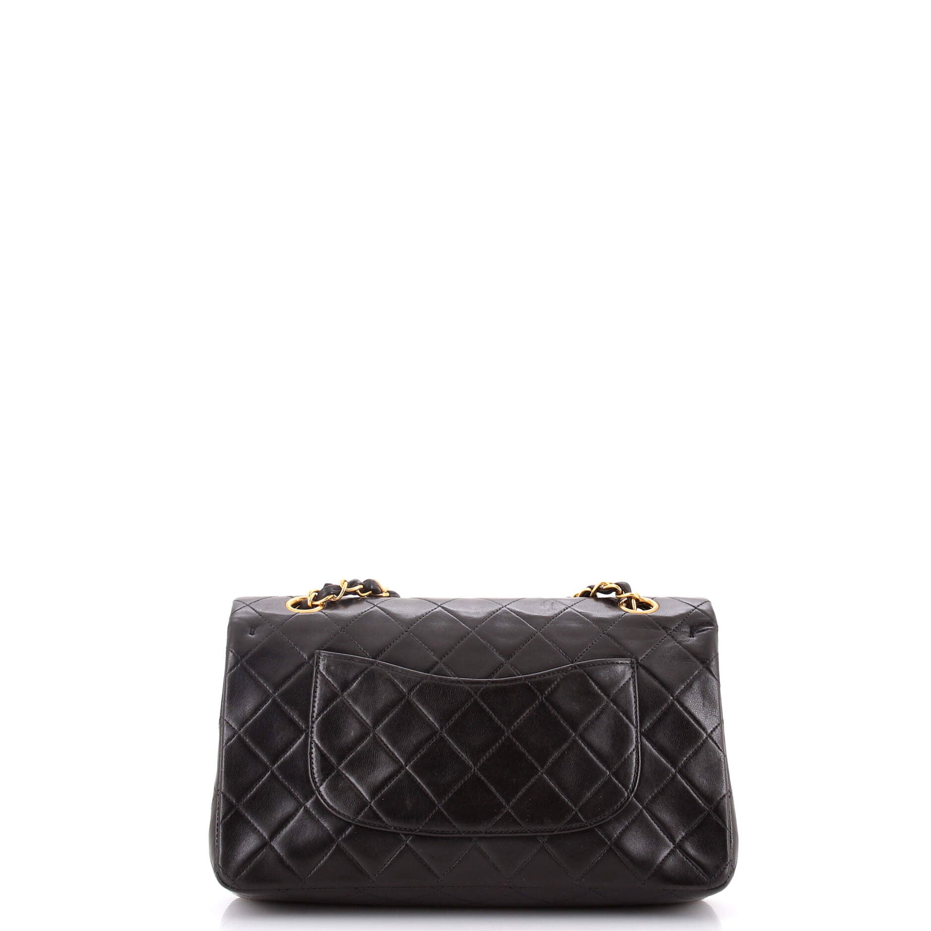 Vintage Classic Double Flap Bag Quilted Lambskin Medium