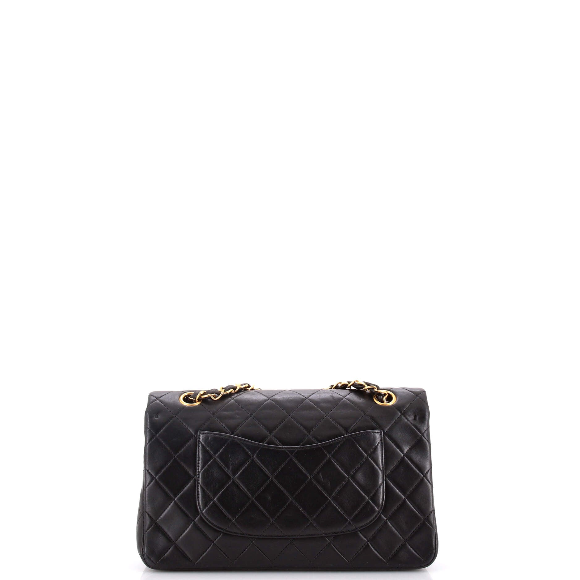 Vintage Classic Double Flap Bag Quilted Lambskin Medium