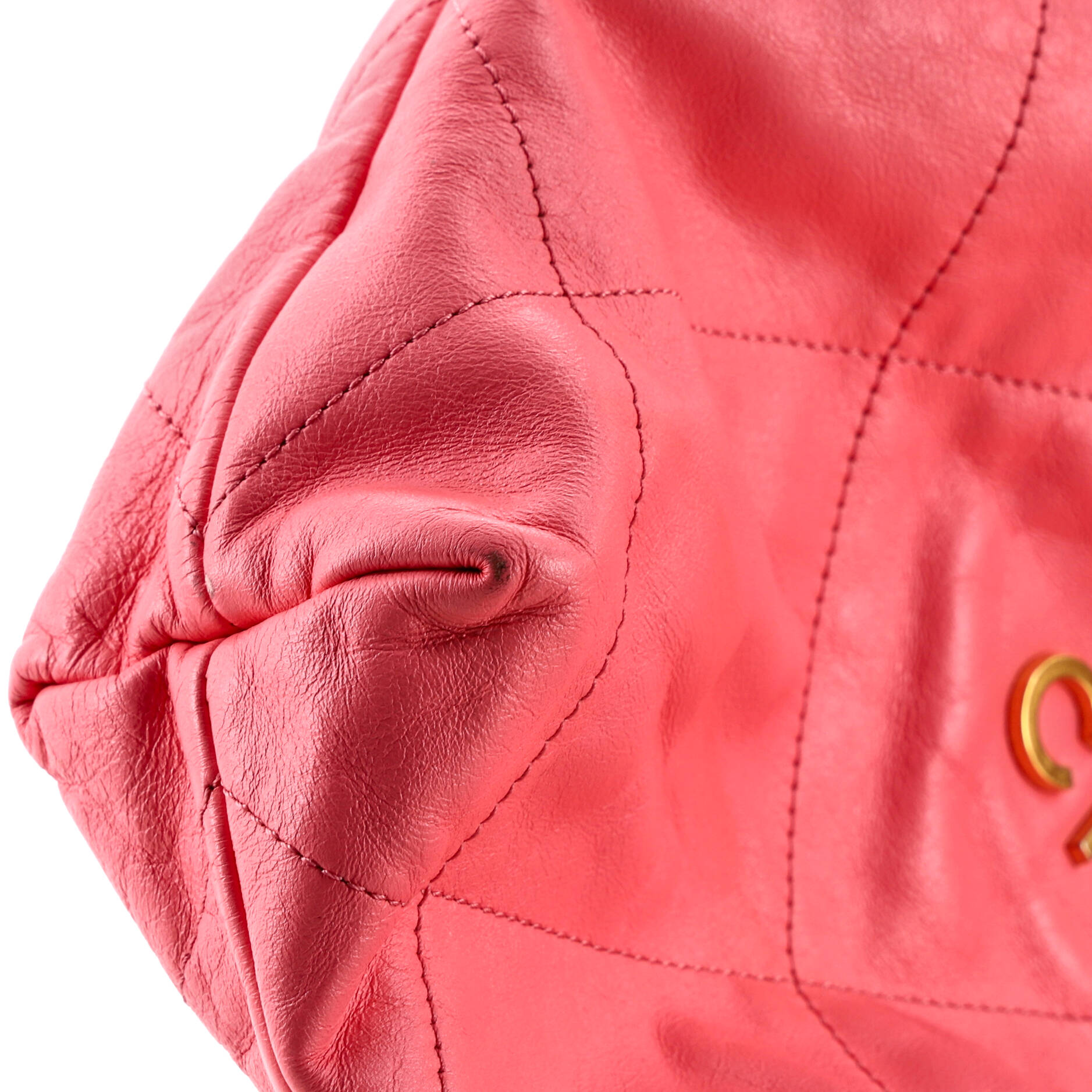 22 Chain Hobo Quilted Calfskin Small