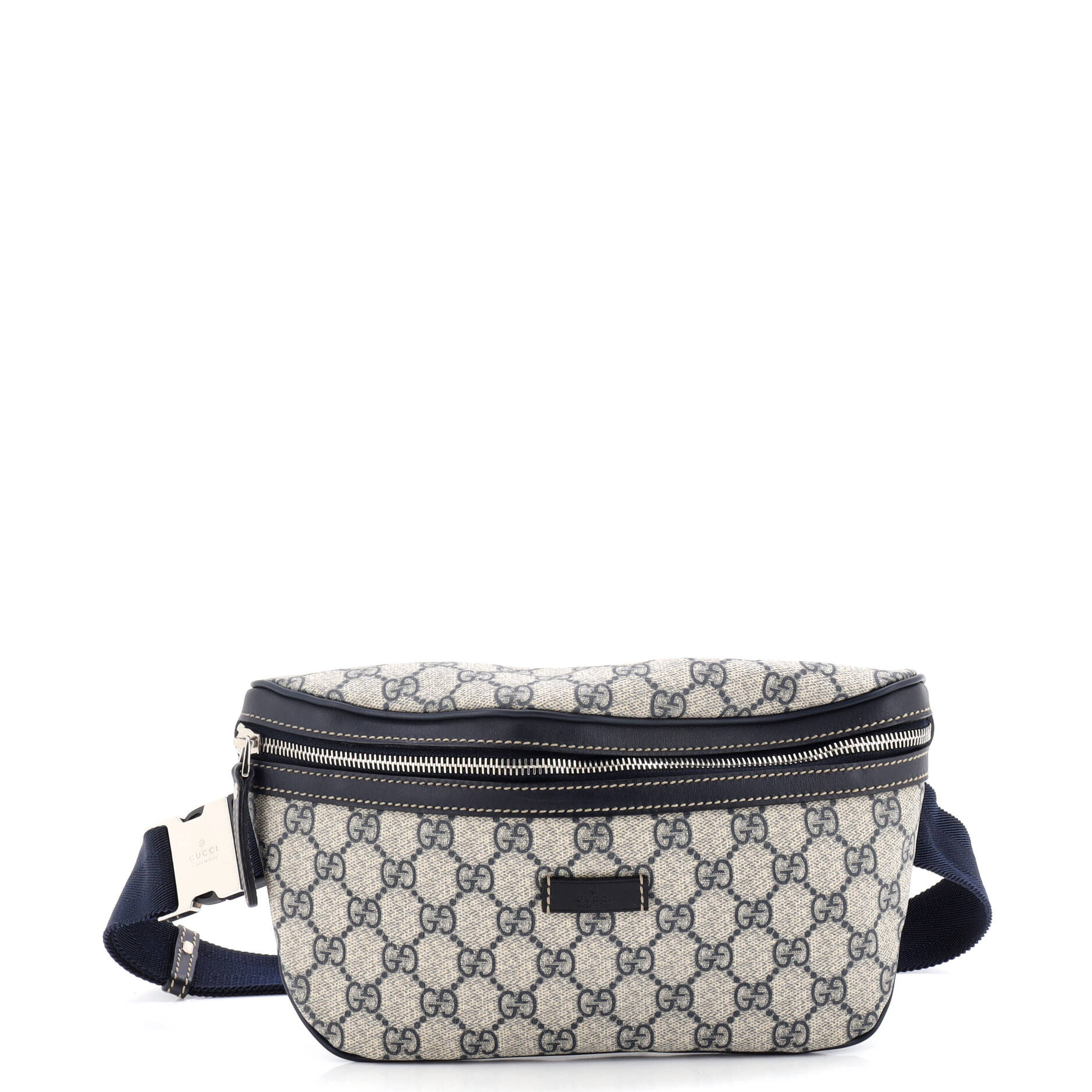 Belt Bag GG Coated Canvas with Leather Small