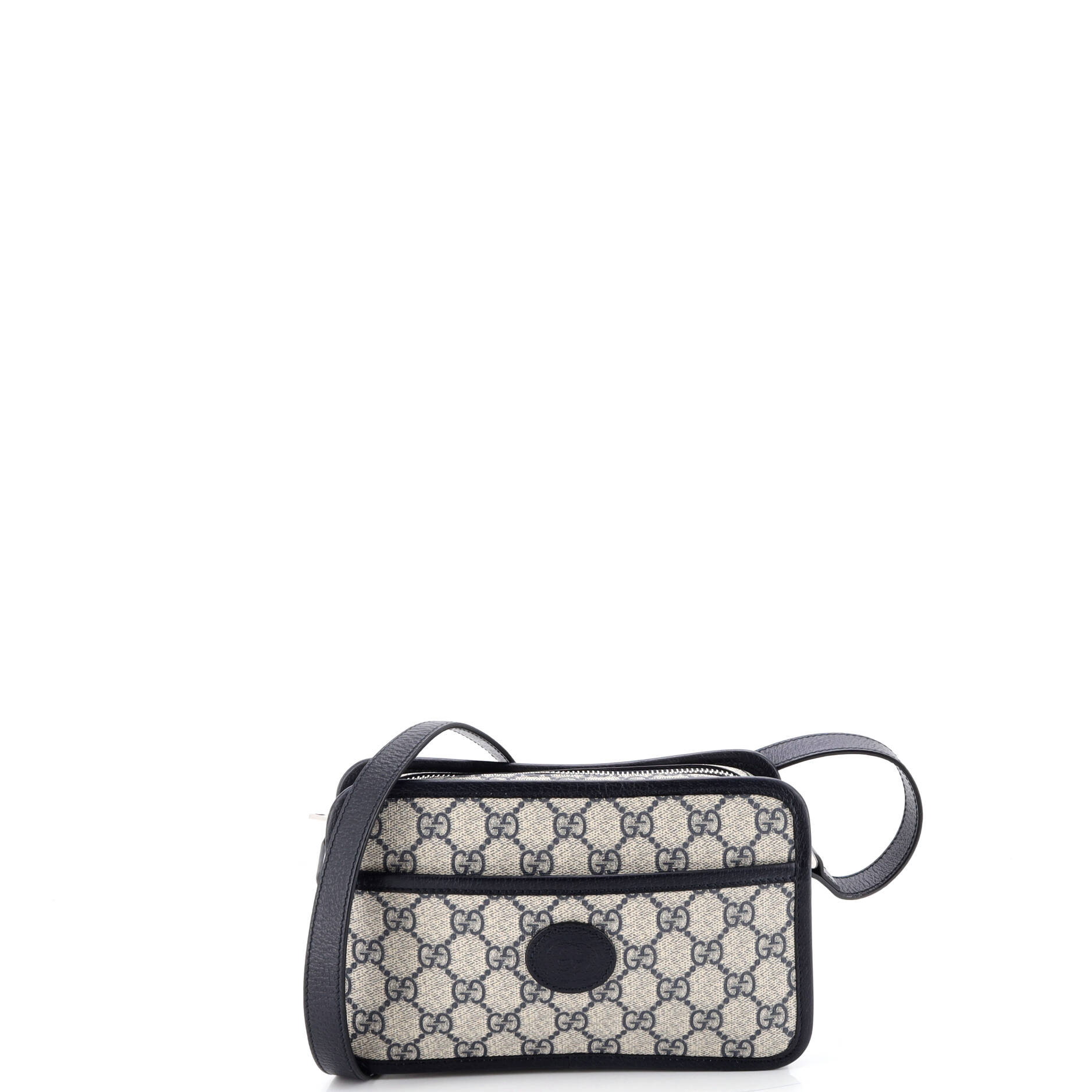 Interlocking G Patch Camera Bag GG Coated Canvas Mini