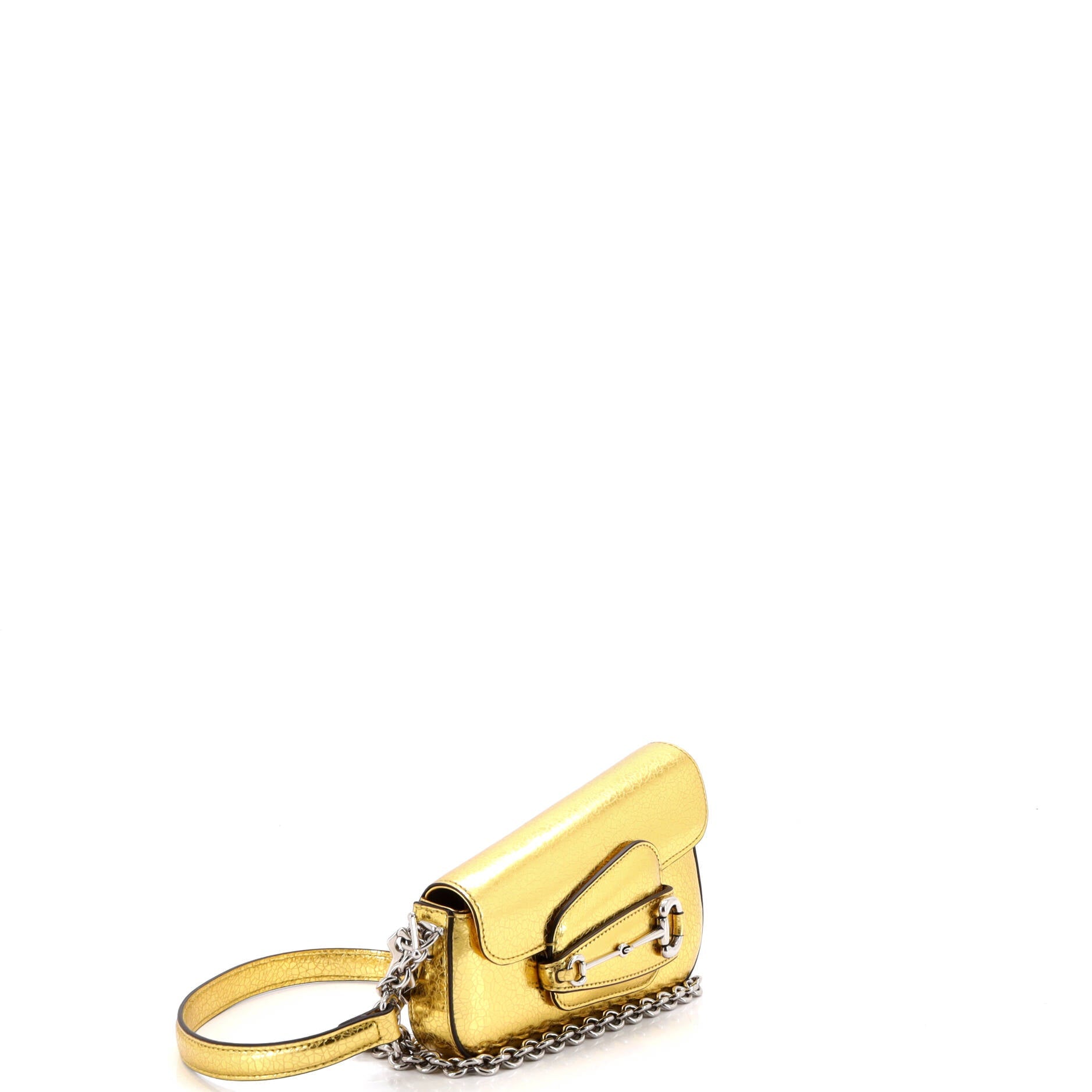 Horsebit 1955 Asymmetric Shoulder Bag Leather Mini
