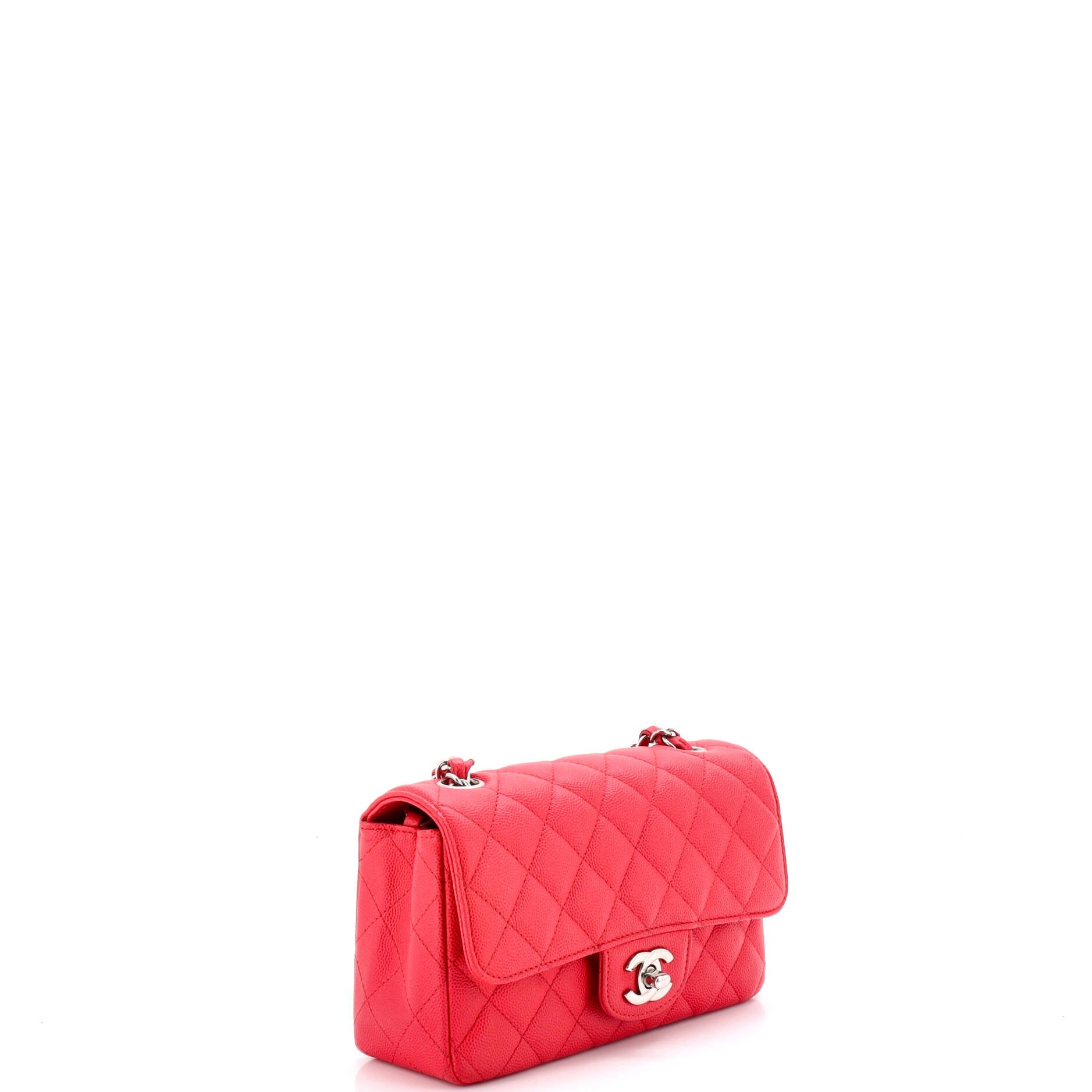 Classic Single Flap Bag Quilted Caviar Mini