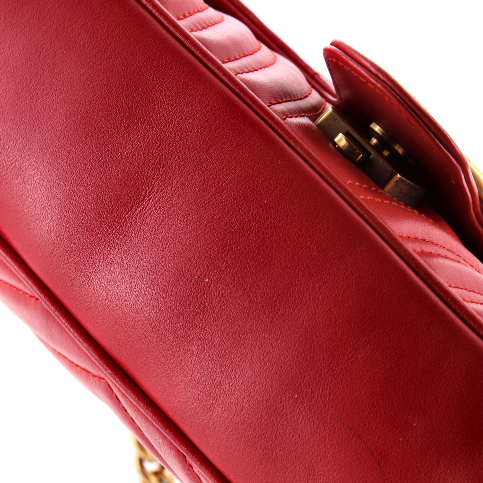 GG Marmont Flap Bag Matelasse Leather Small