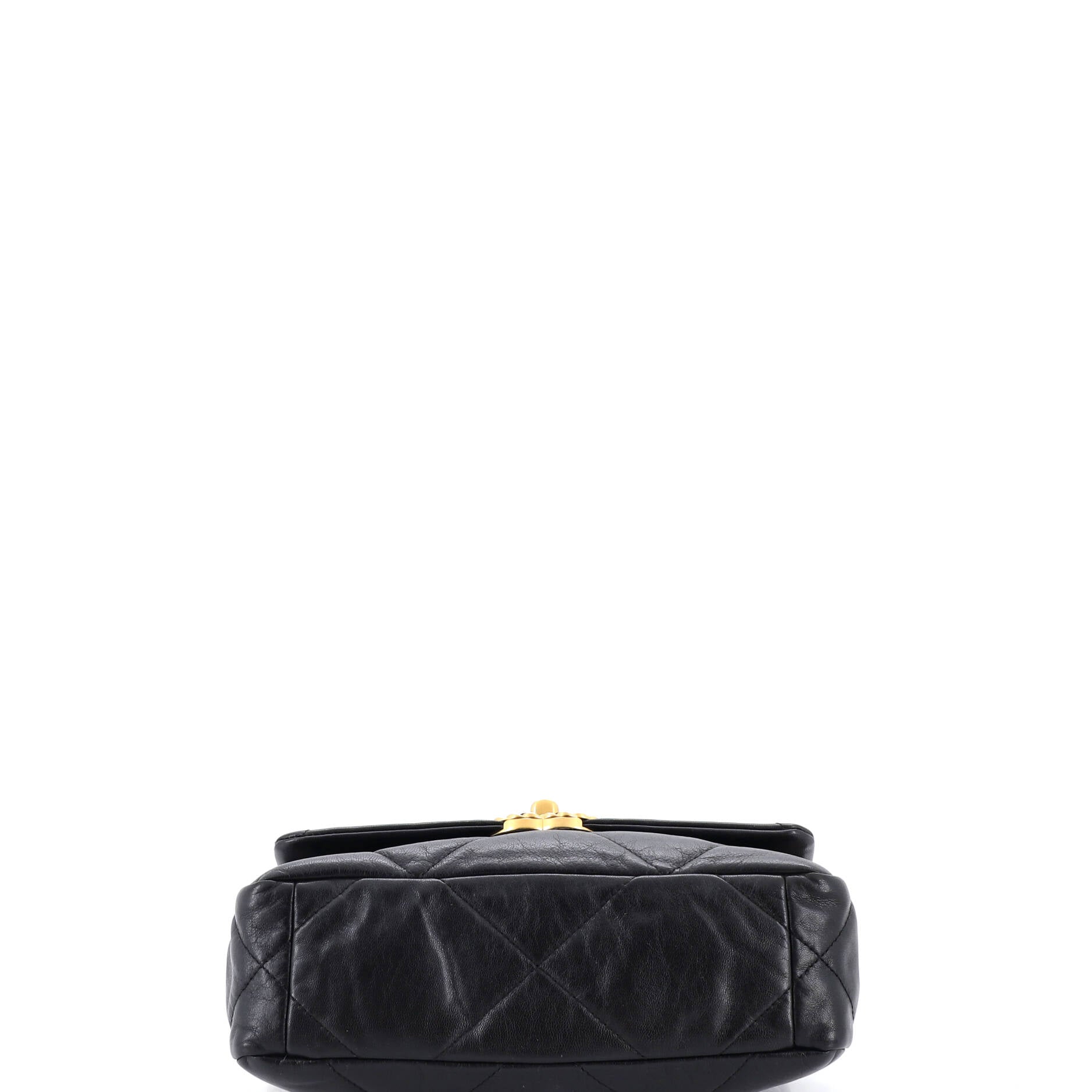 19 Flap Bag Quilted Leather Medium