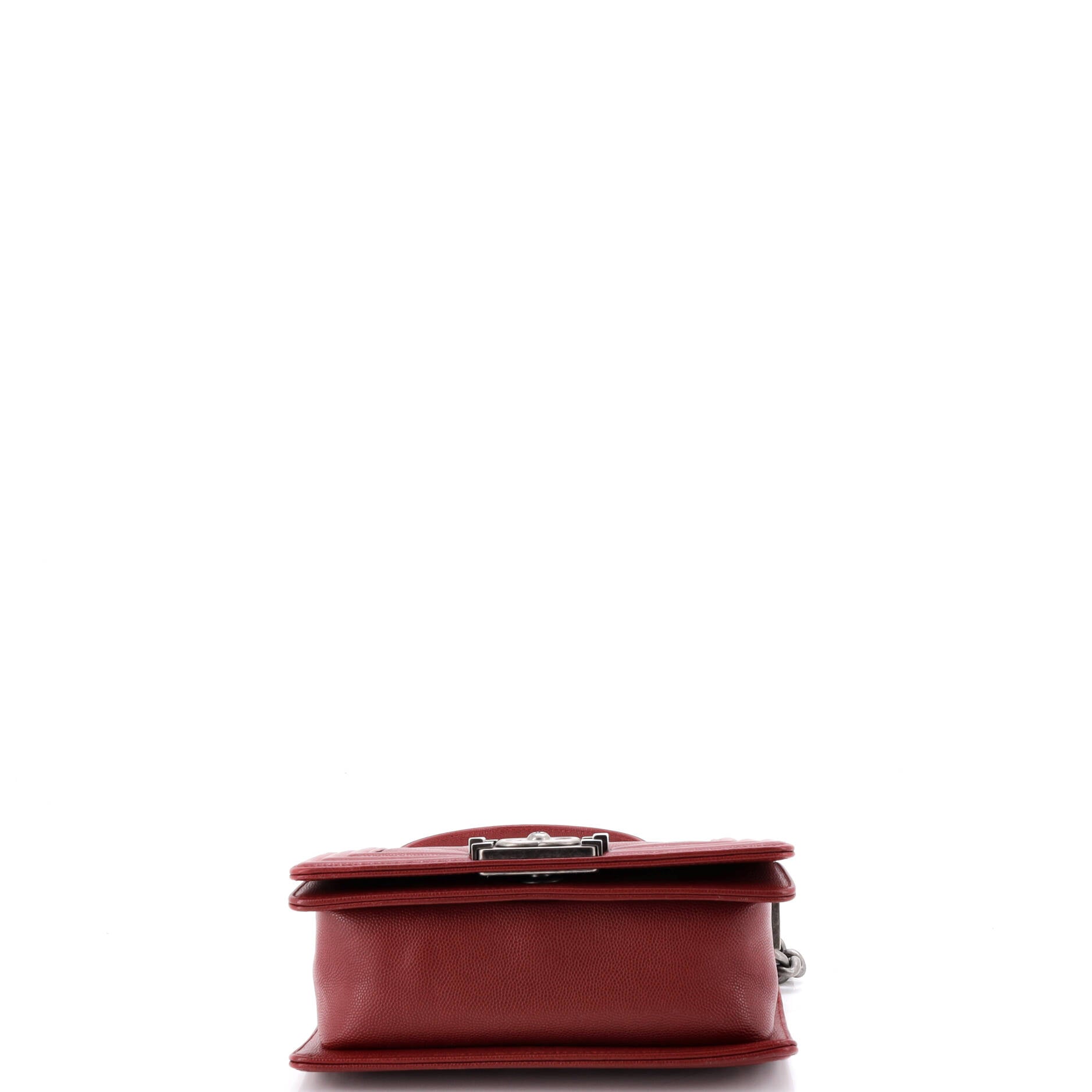 Boy Flap Bag Chevron Caviar Small