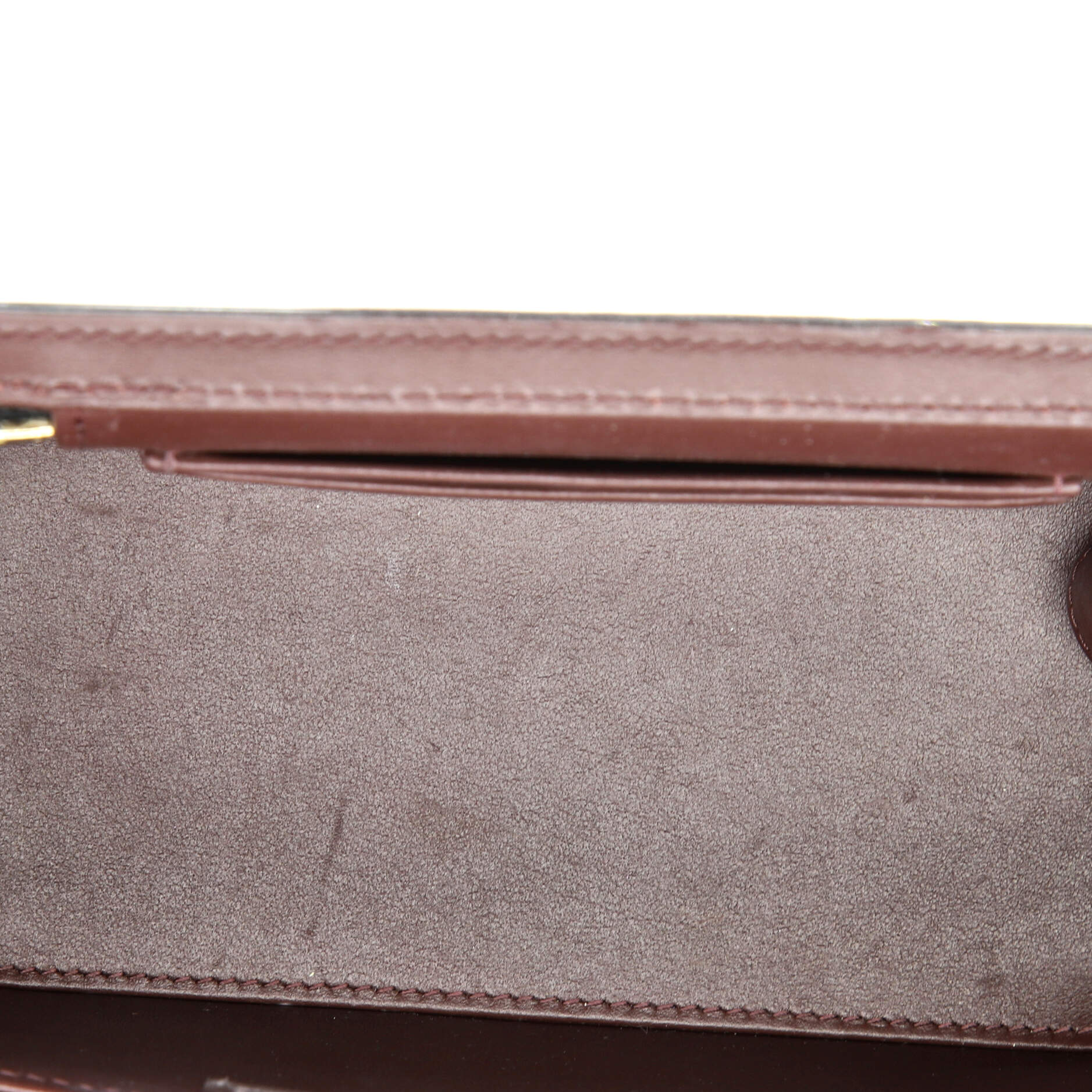Classic Vanity Case with Chain Quilted Caviar Small