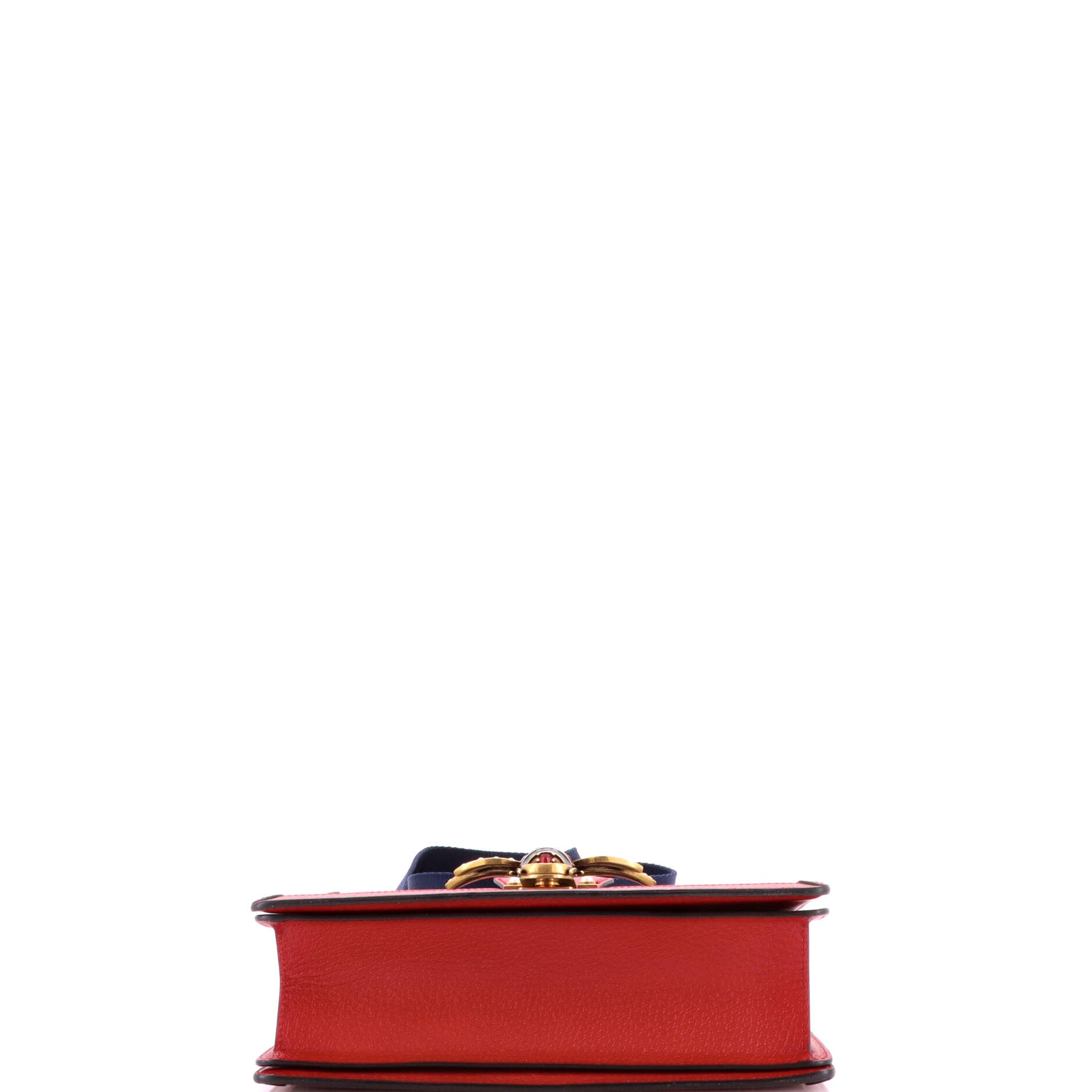 Queen Margaret Top Handle Bag GG Coated Canvas with Leather Small