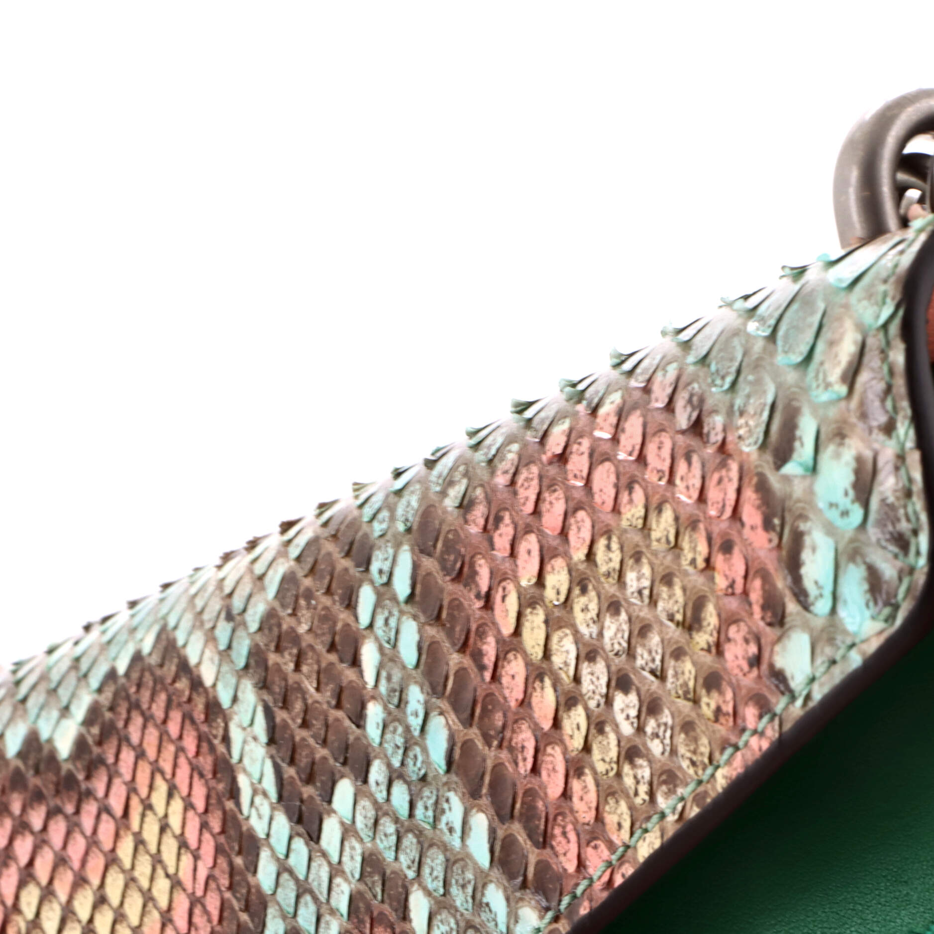 Dionysus Bag Python with Ostrich and Leather Small