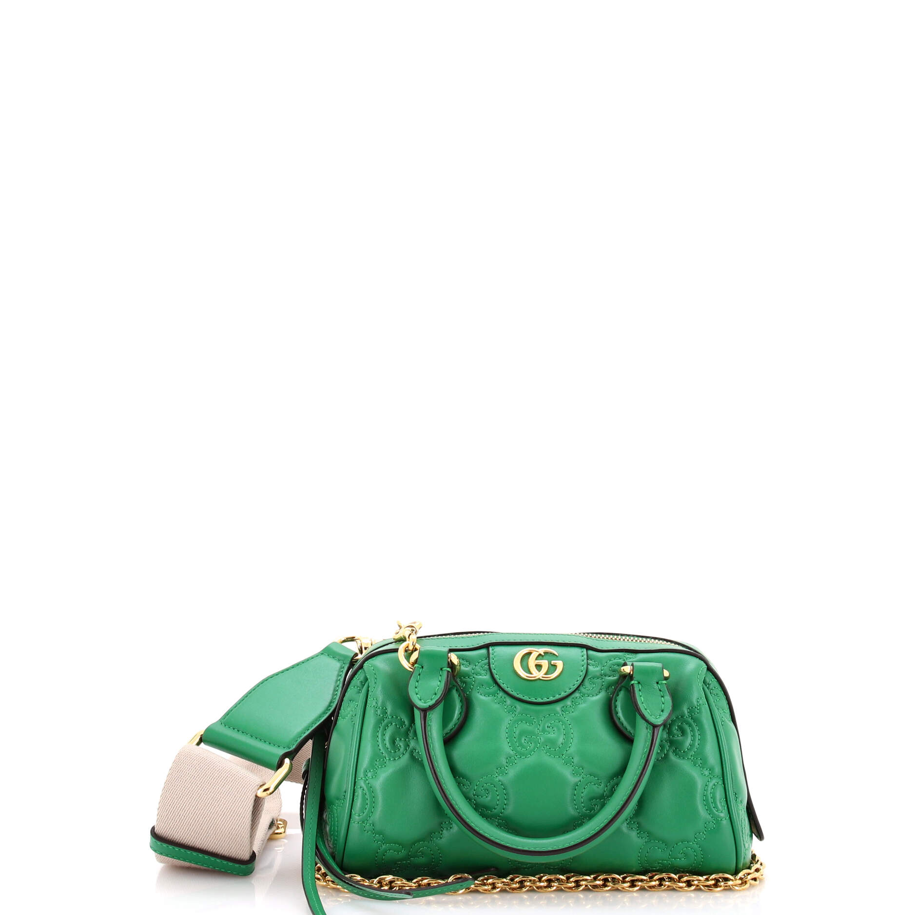 Ophidia Convertible Boston Top Handle Bag GG Matelasse Leather Mini