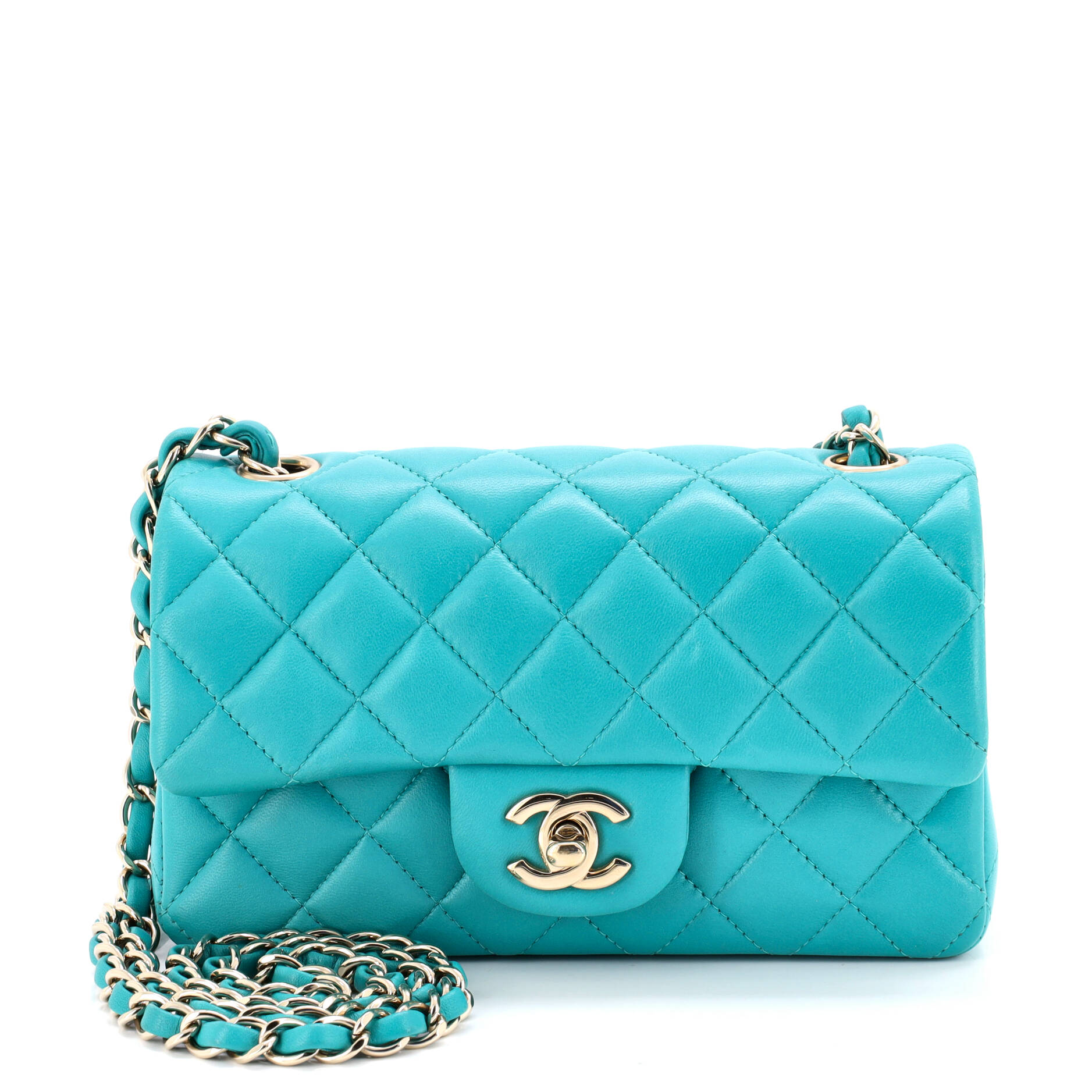 Classic Single Flap Bag Quilted Lambskin Mini