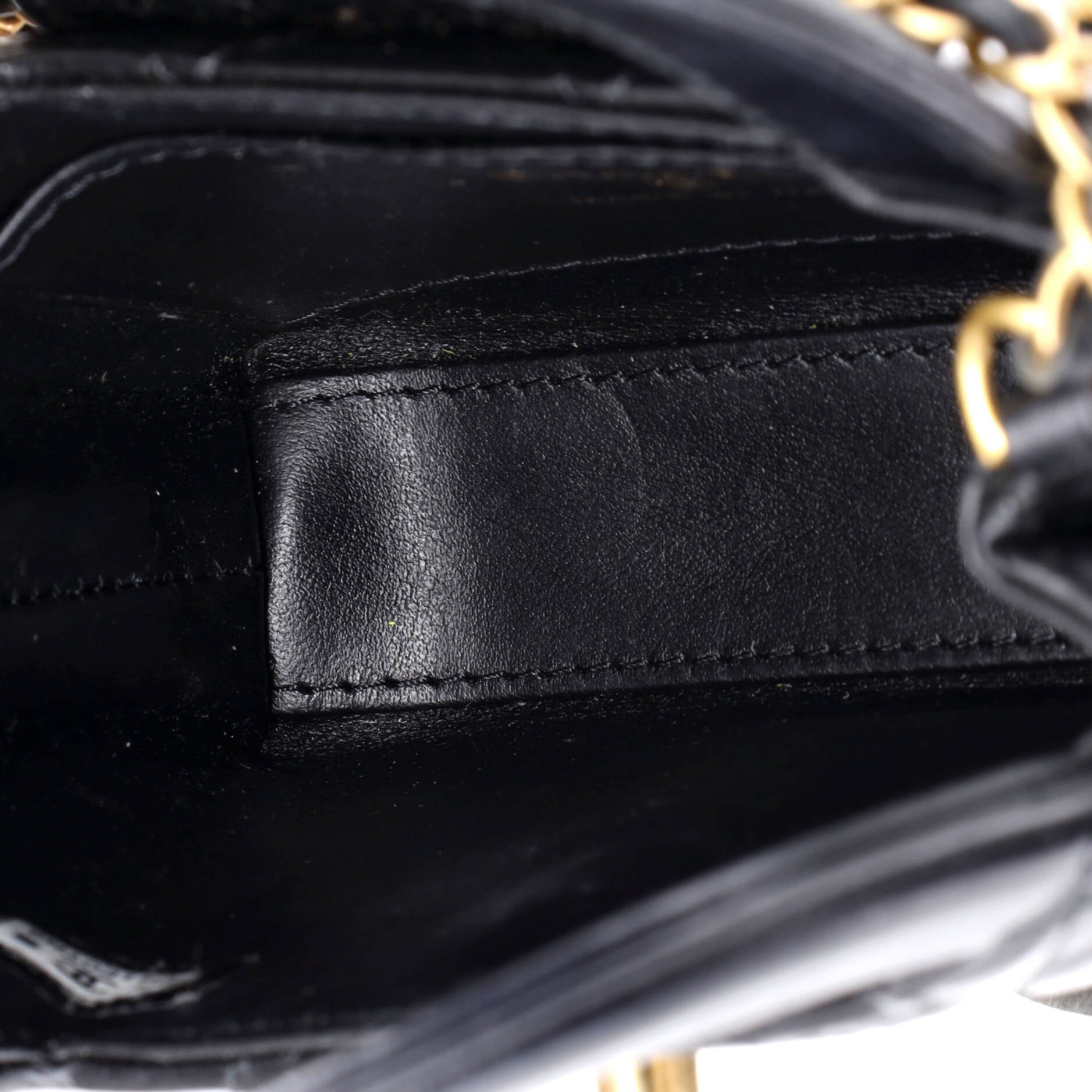 Kelly Top Handle Shopping Bag Quilted Shiny Aged Calfskin Nano