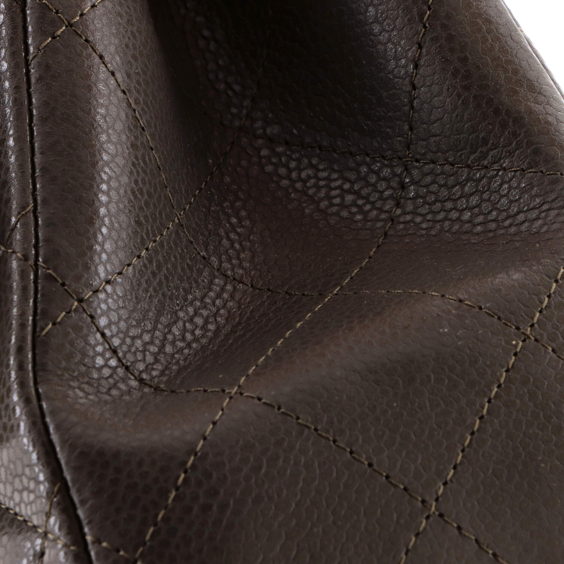 Classic Single Flap Bag Quilted Caviar Maxi