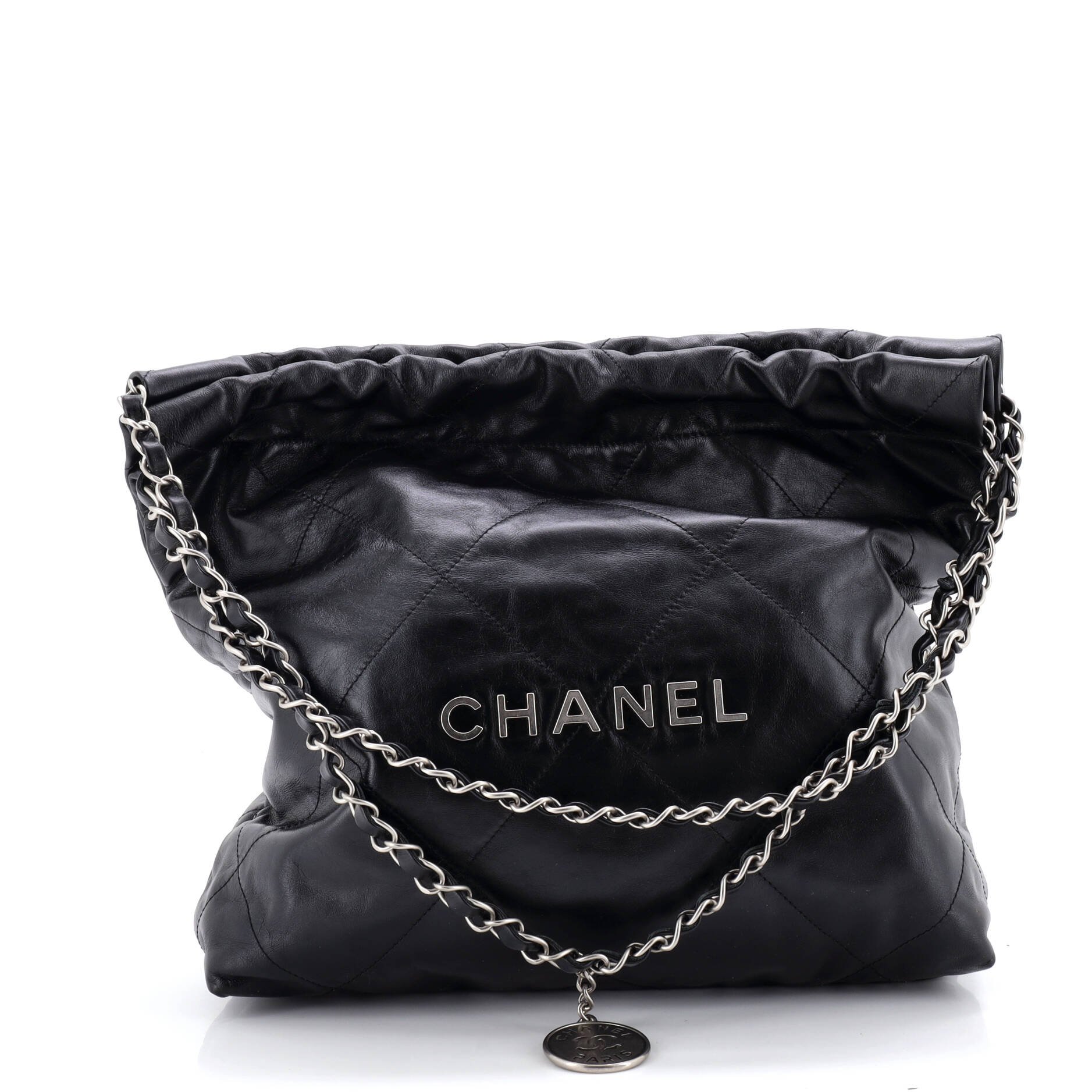 22 Chain Hobo Quilted Calfskin Small