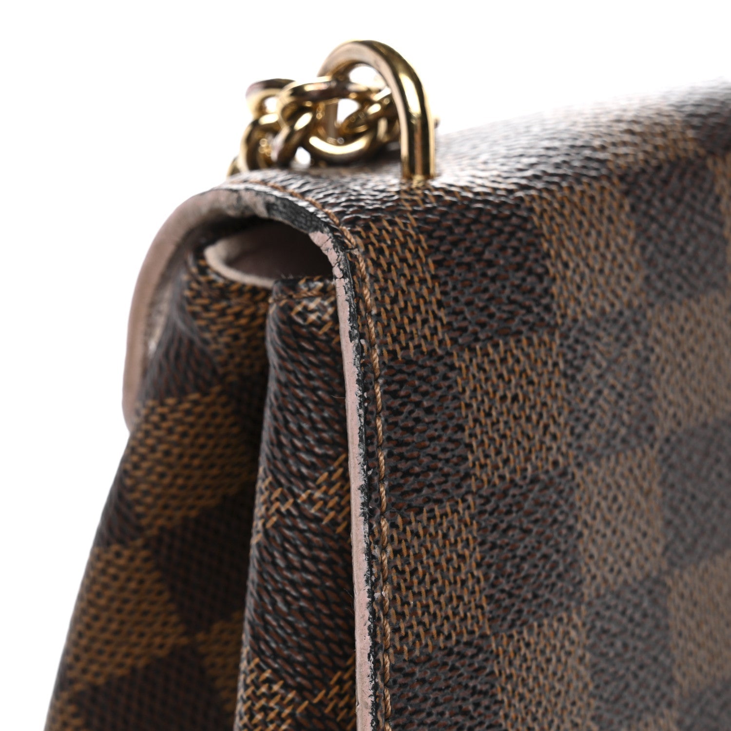 Damier Ebene Caissa Clutch Rose Ballerine