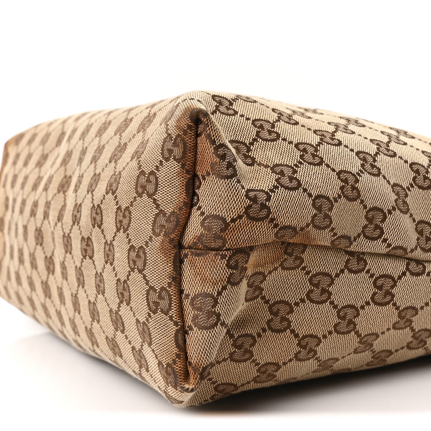 Monogram Web Medium Flat Messenger Bag Brown