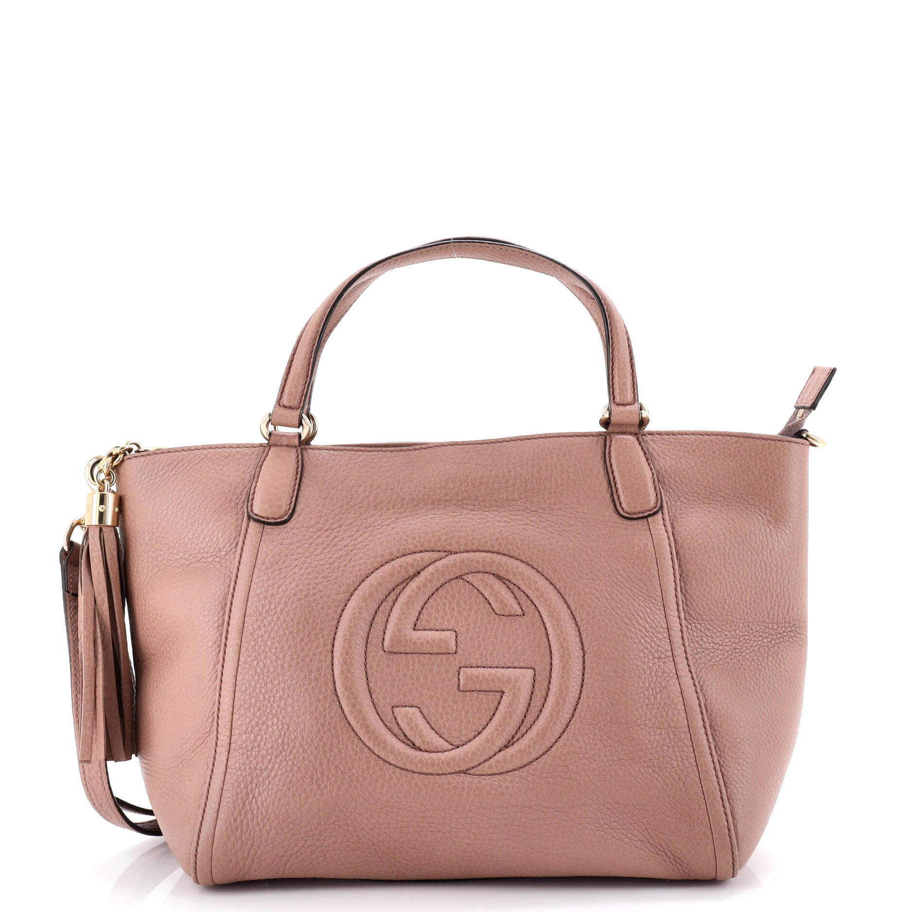 Soho Convertible Top Handle Bag Leather Small
