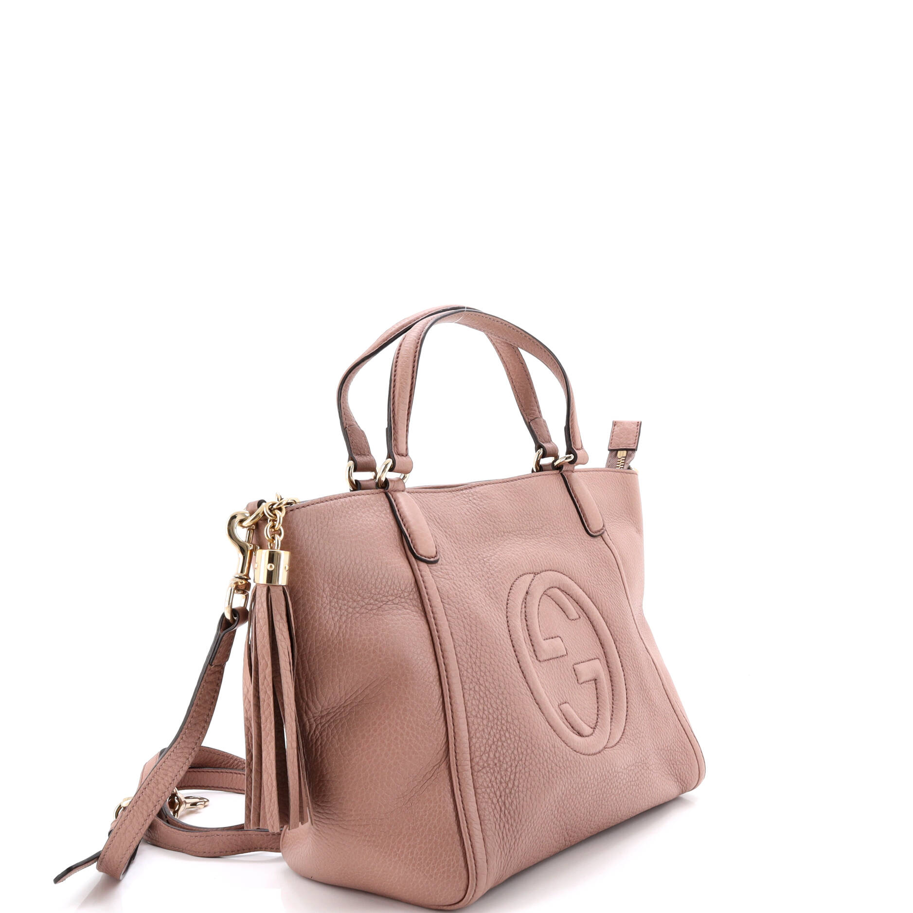 Soho Convertible Top Handle Bag Leather Small